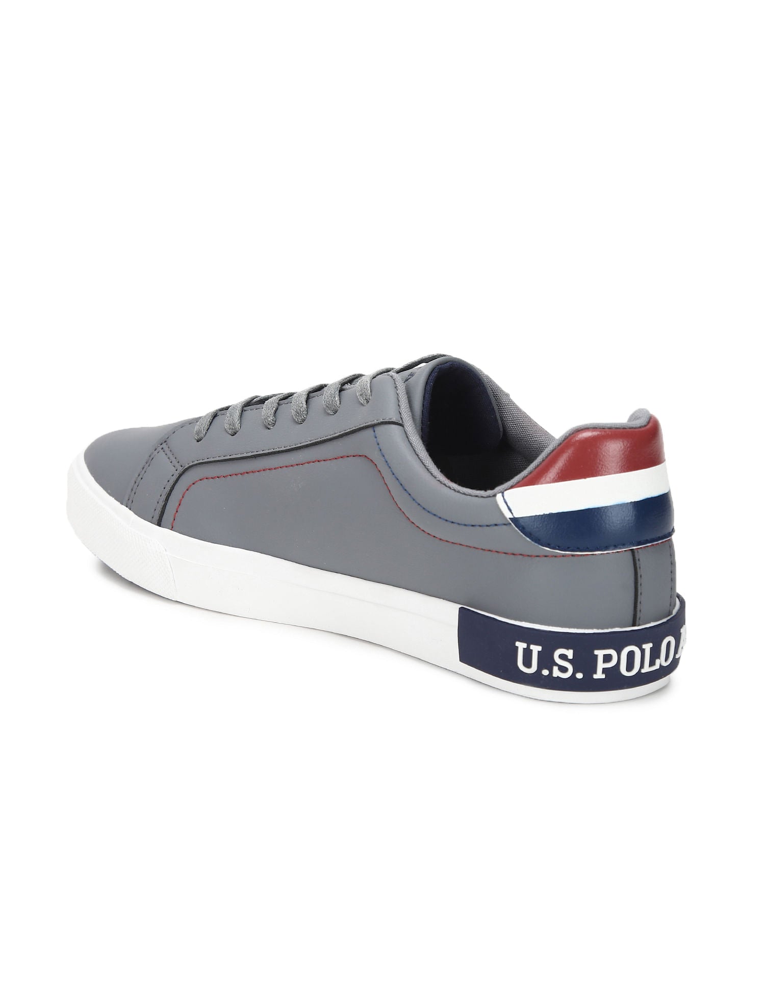 Low Top Brand Detail Rojas Sneakers Grey - U.S. Polo Assn. India | Large