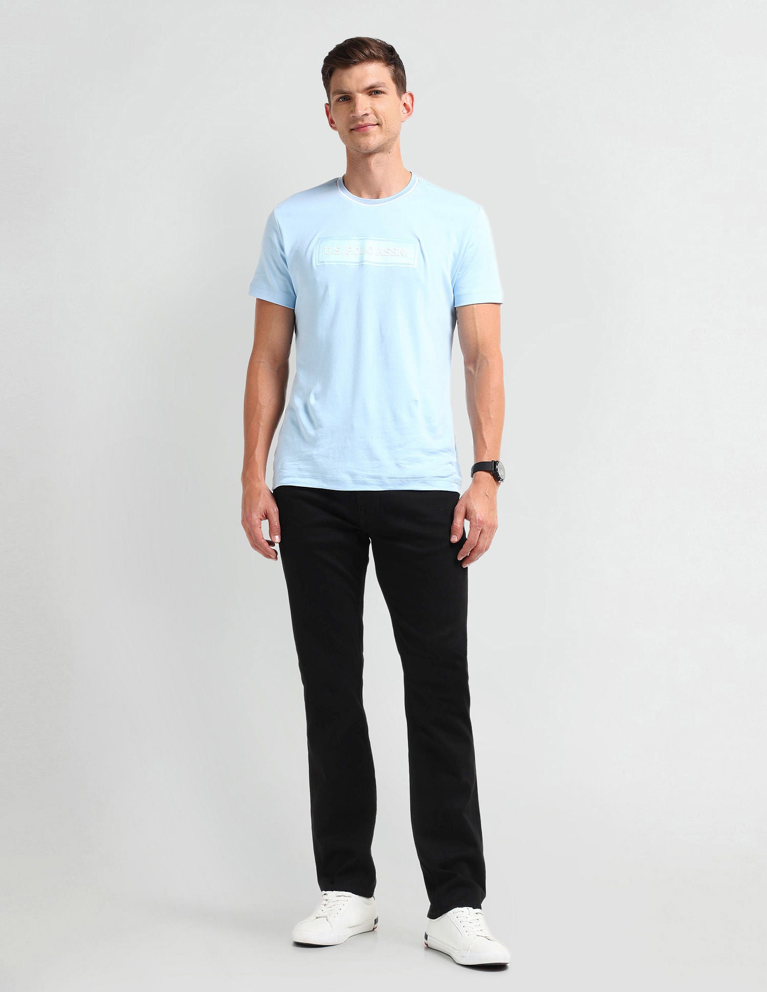 Harold Slim Straight Fit Jeans Black - U.S. POLO ASSN. | Large