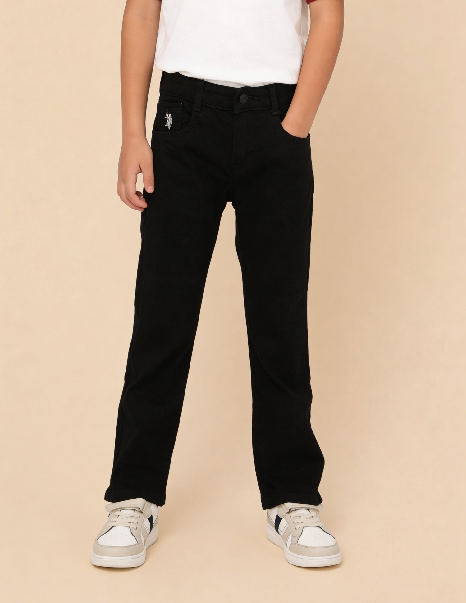 Bootcut Fit Black Jeans Black - U.S. Polo Assn. India | Large