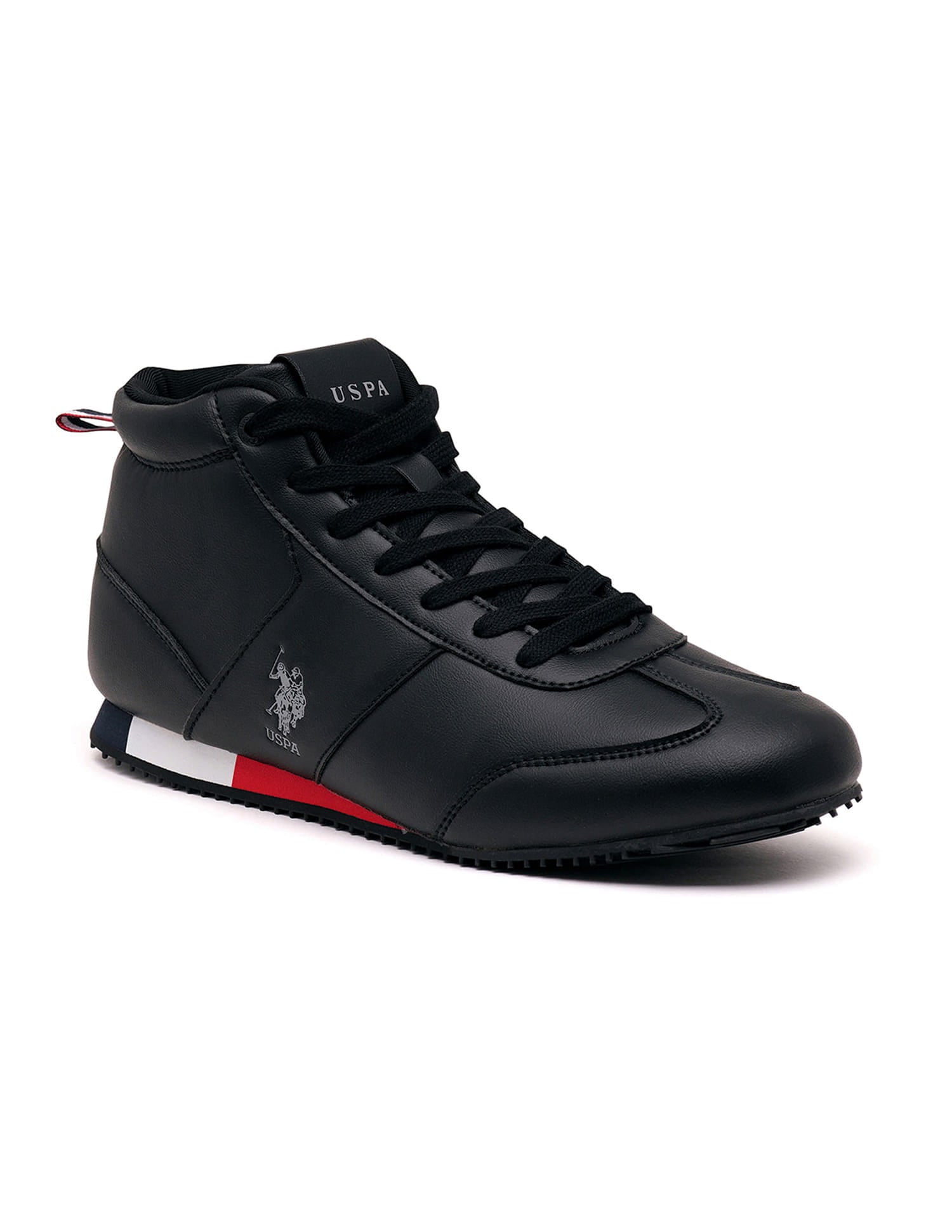 Rentso 3.0 Mid Top Sneakers Black - U.S. Polo Assn. India | Large