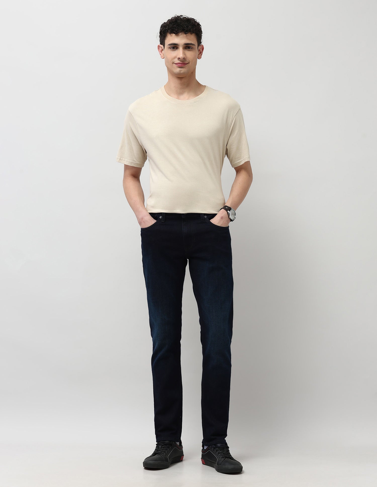 Brandon Slim Tapered Fit Blue Jeans Dark Wash - U.S. POLO ASSN. | Large