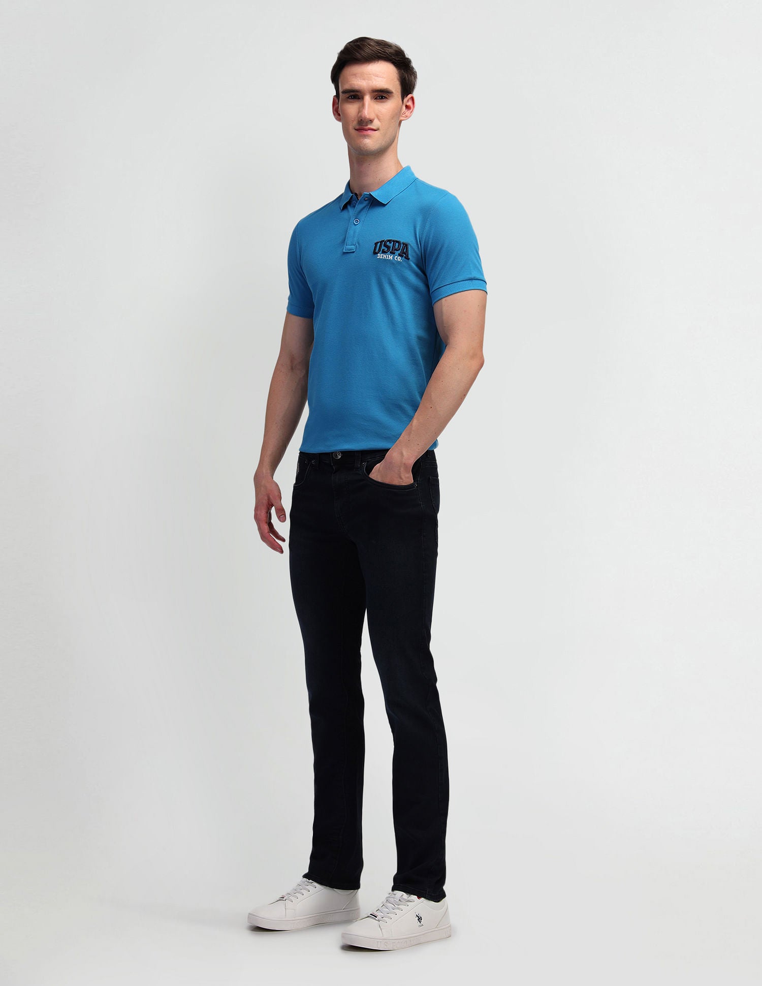 Regallo Skinny Blue Jeans Blue - U.S. Polo Assn. India | Large