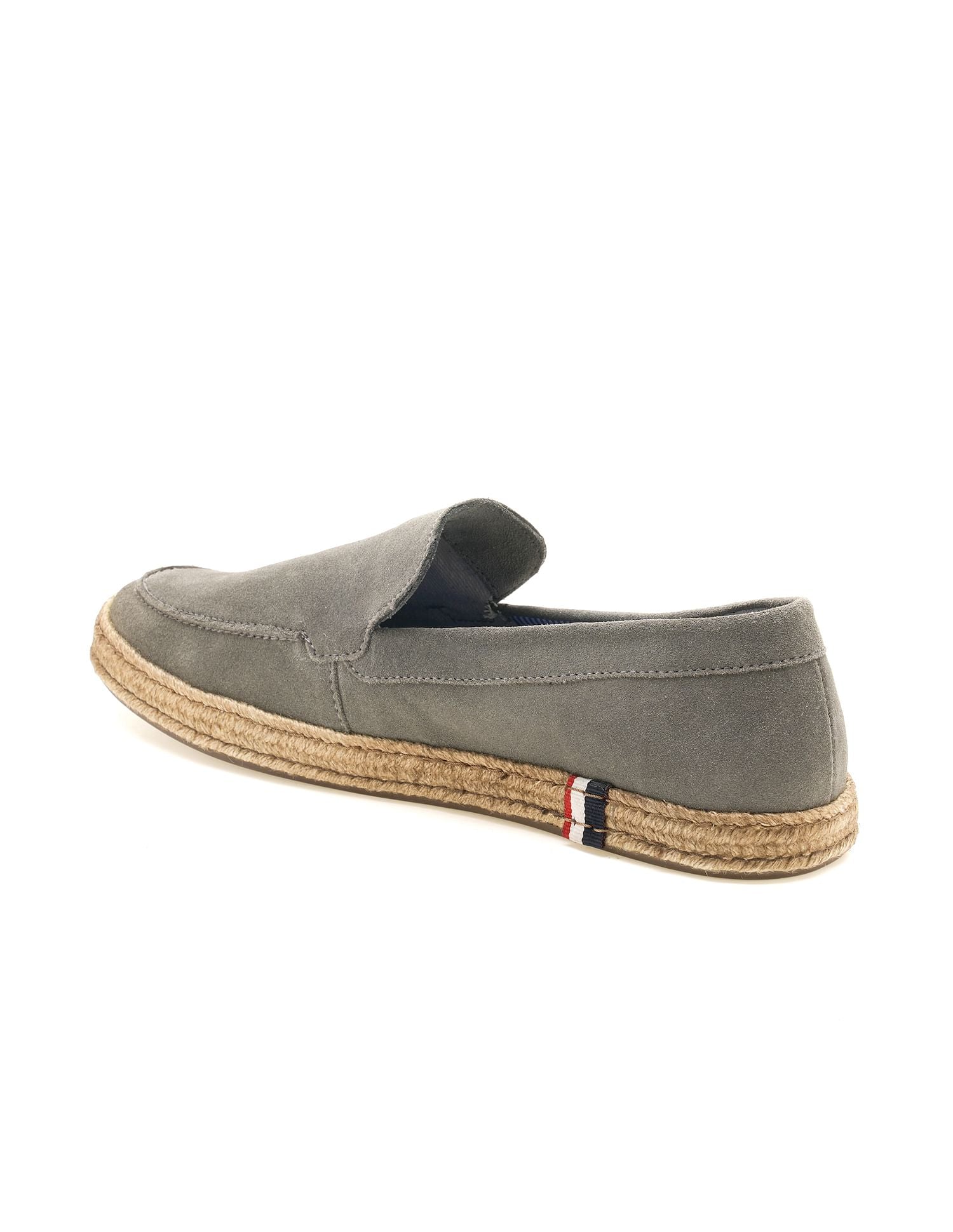 Mens Oudi Suede Slip-On Shoes Grey - U.S. POLO ASSN. | Large