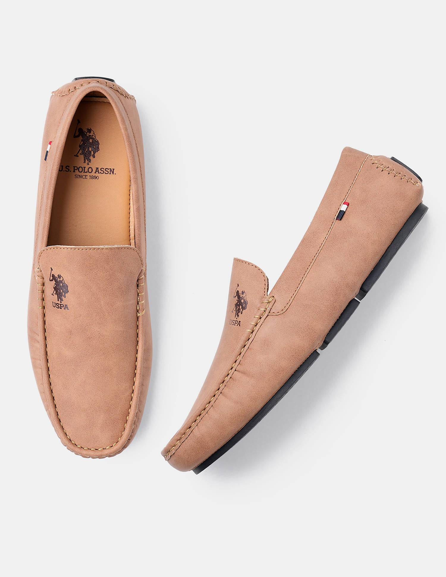 Men Aaron 6.0 Loafers Tan - U.S. Polo Assn. India | Large