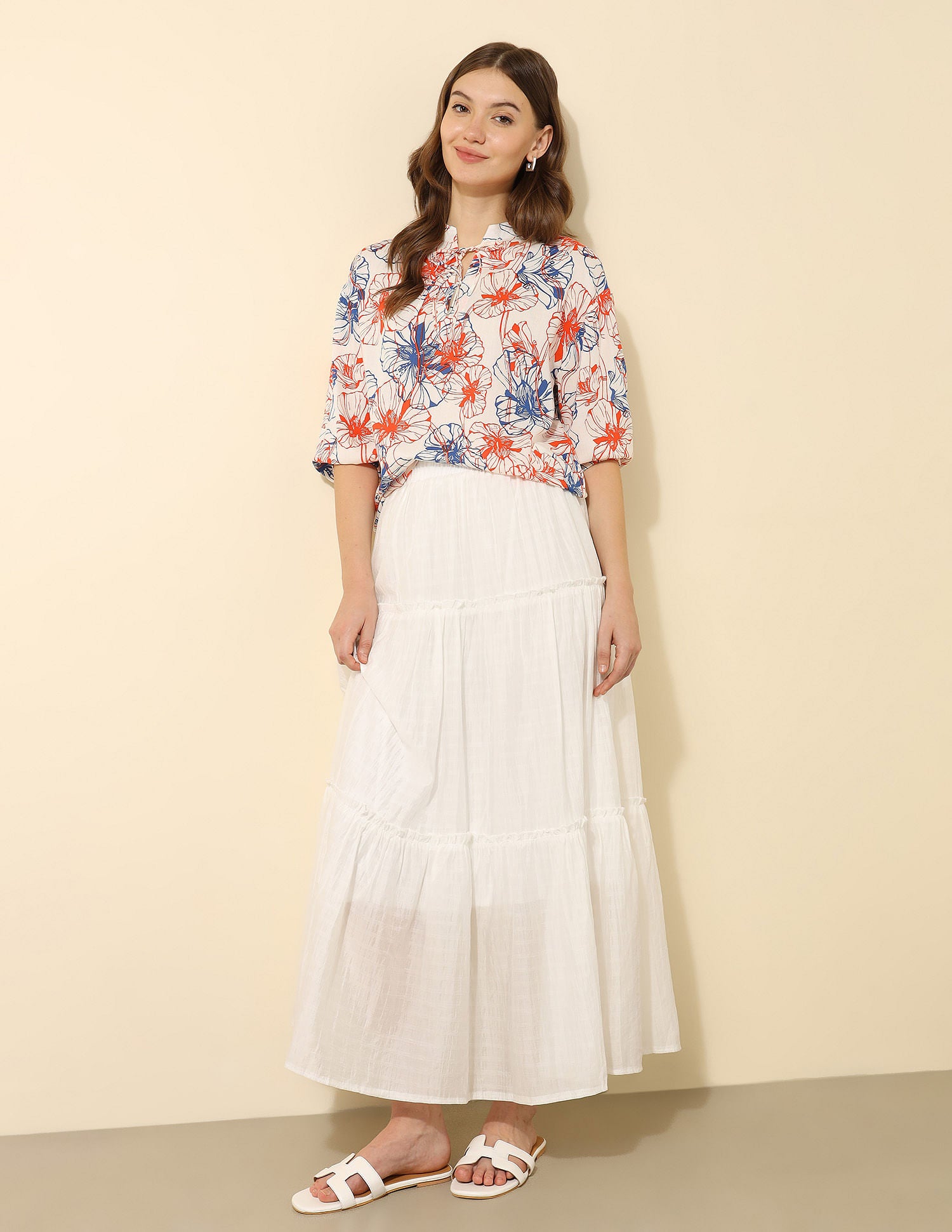 Floral Printed Top Multi-colour - U.S. POLO ASSN. | Large