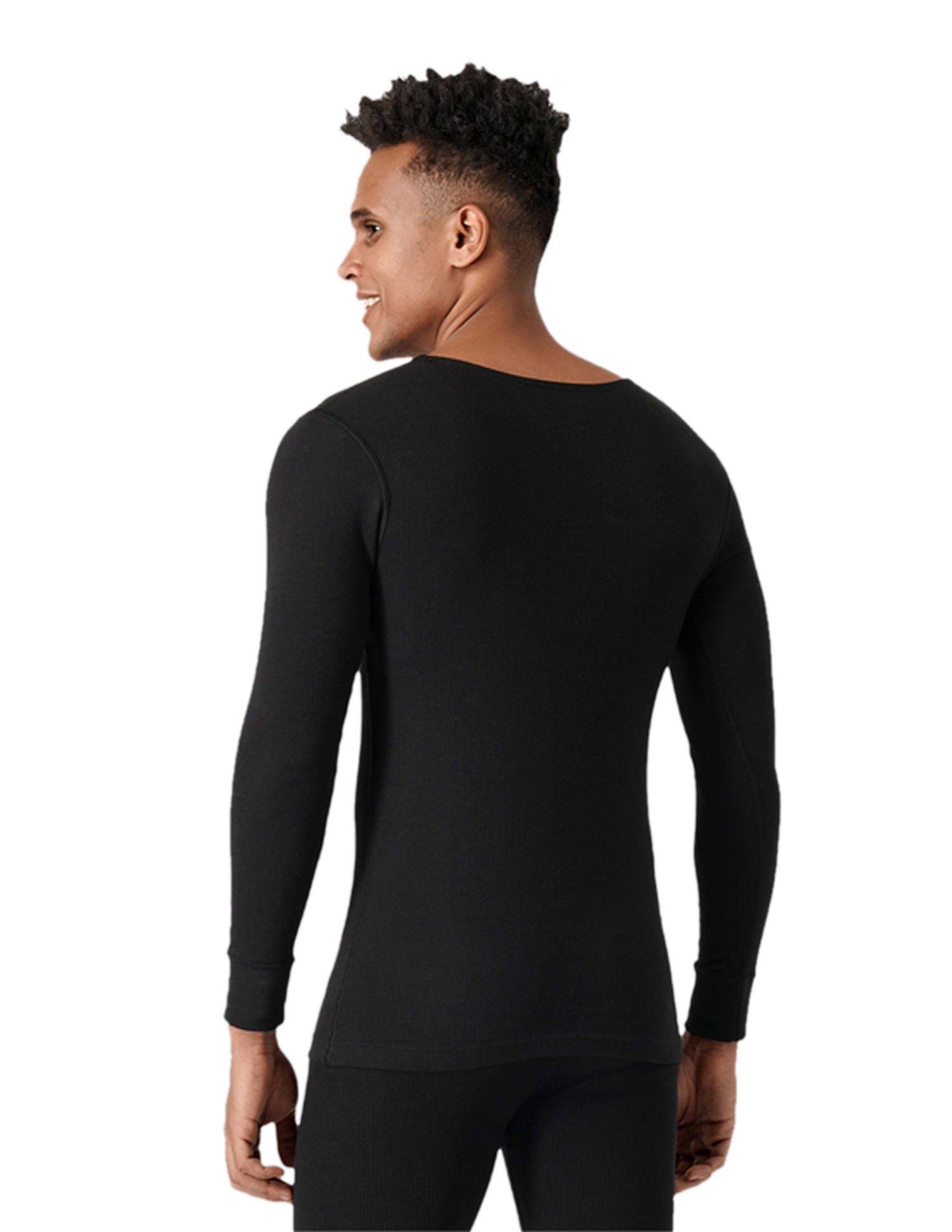 Slim Fit Tri Blend I752 Thermal T-Shirt - Pack Of 1 Black - U.S. POLO ASSN. | Large