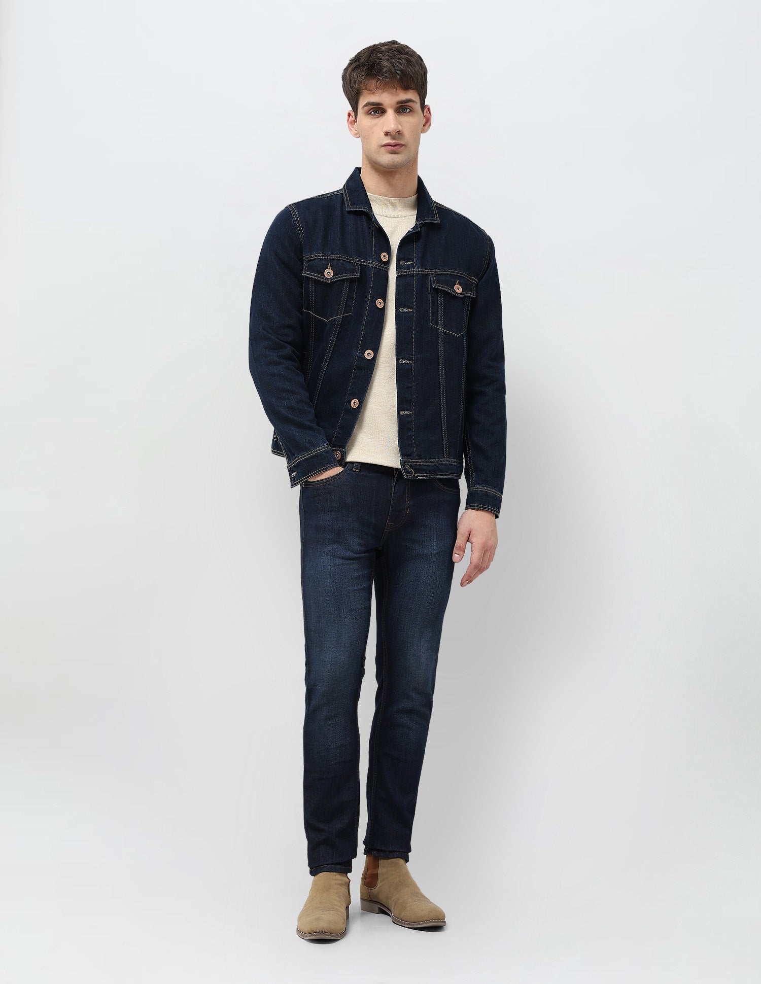 Regallo Skinny Fit Blue Jeans Dark Blue - U.S. Polo Assn. India | Large