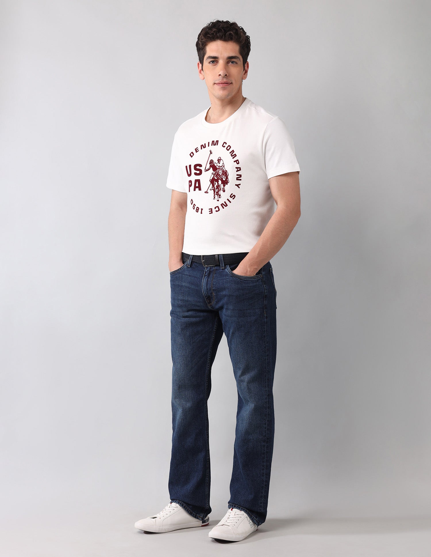 Connor Bootcut Fit Vintage Jeans Dark Wash - U.S. Polo Assn. India | Large