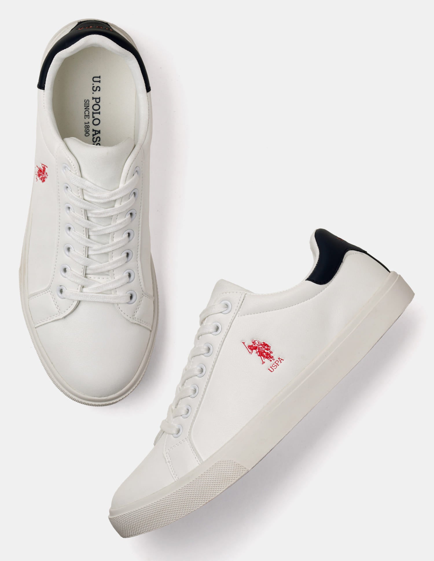Men Madryn 3.0 Low Top Sneakers Off White - U.S. Polo Assn. India | Large