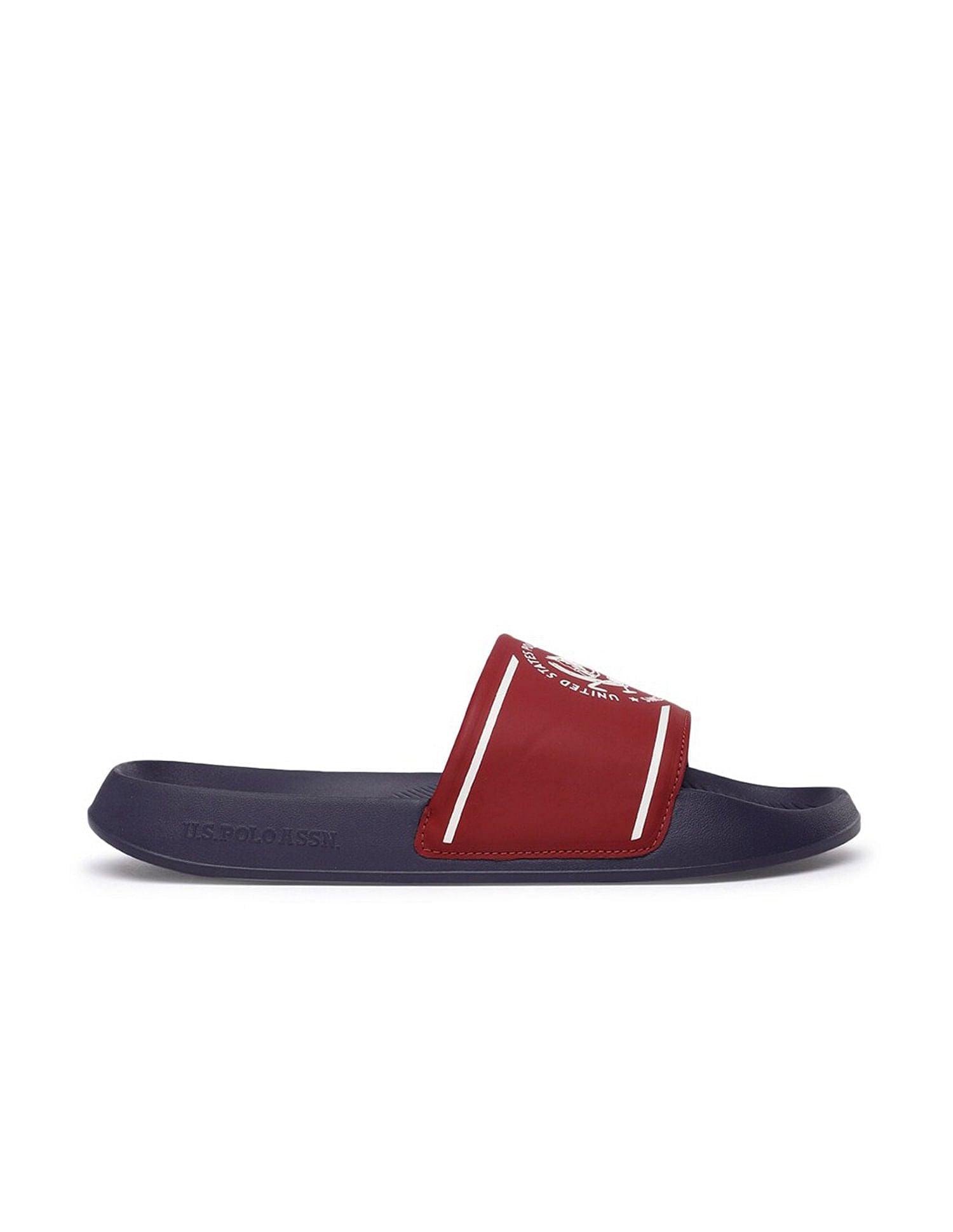 Men Zane 5.0 Open Toe Flat Sandals Red - U.S. Polo Assn. India | Large