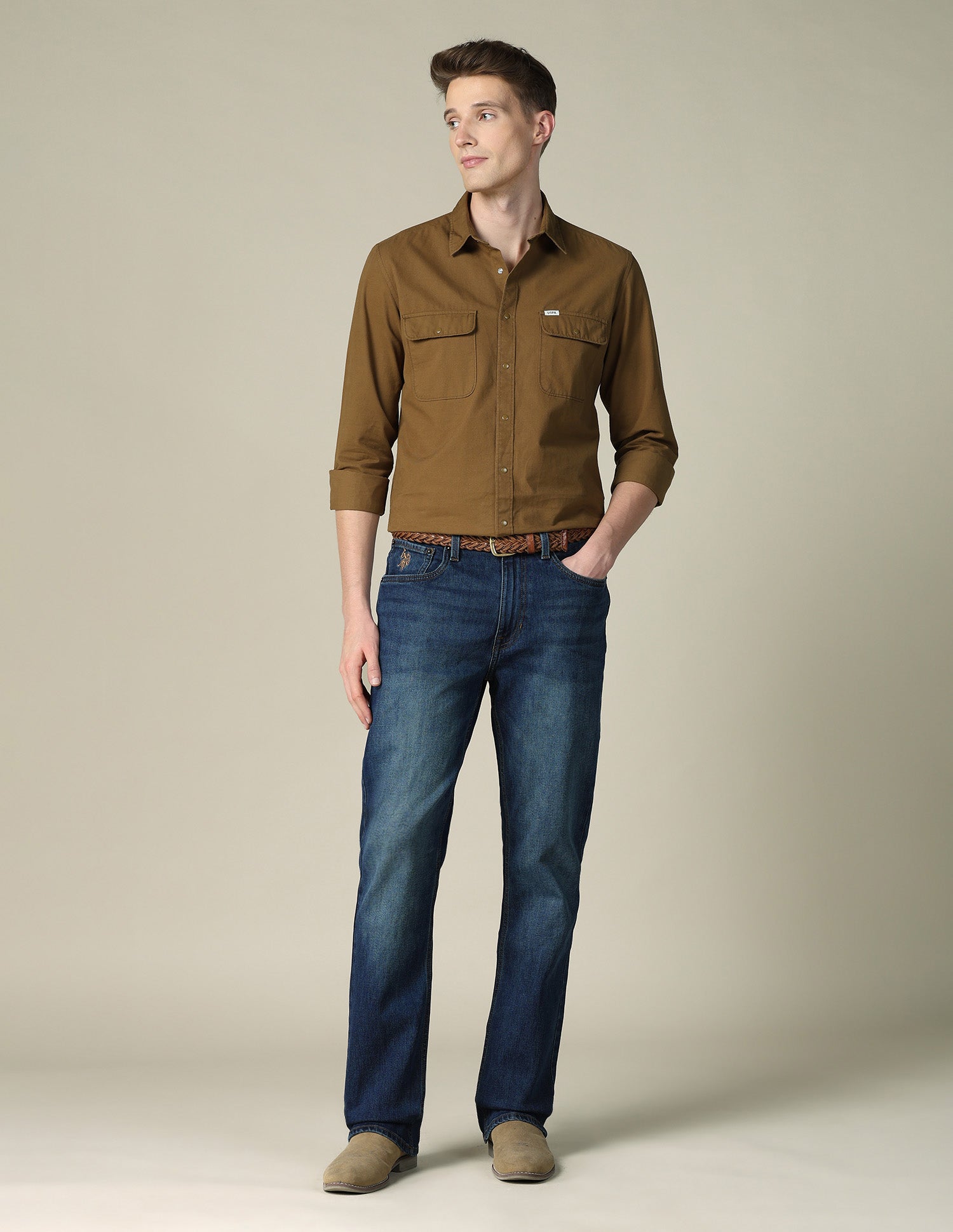 Connor Bootcut Blue Jeans Medium Indigo - U.S. POLO ASSN. | Large