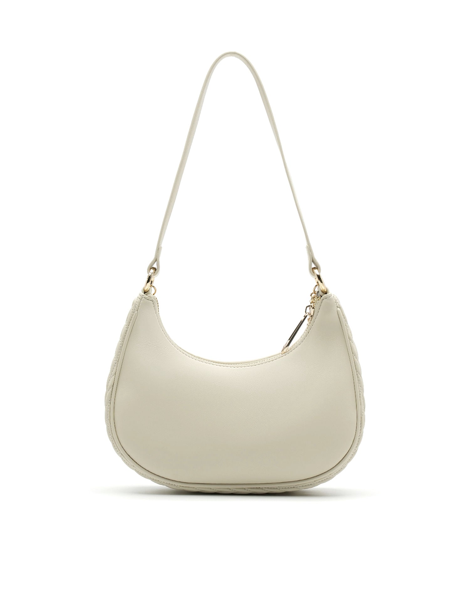 Vera Textured Shoulder Bag Off White - U.S. POLO ASSN. | Large