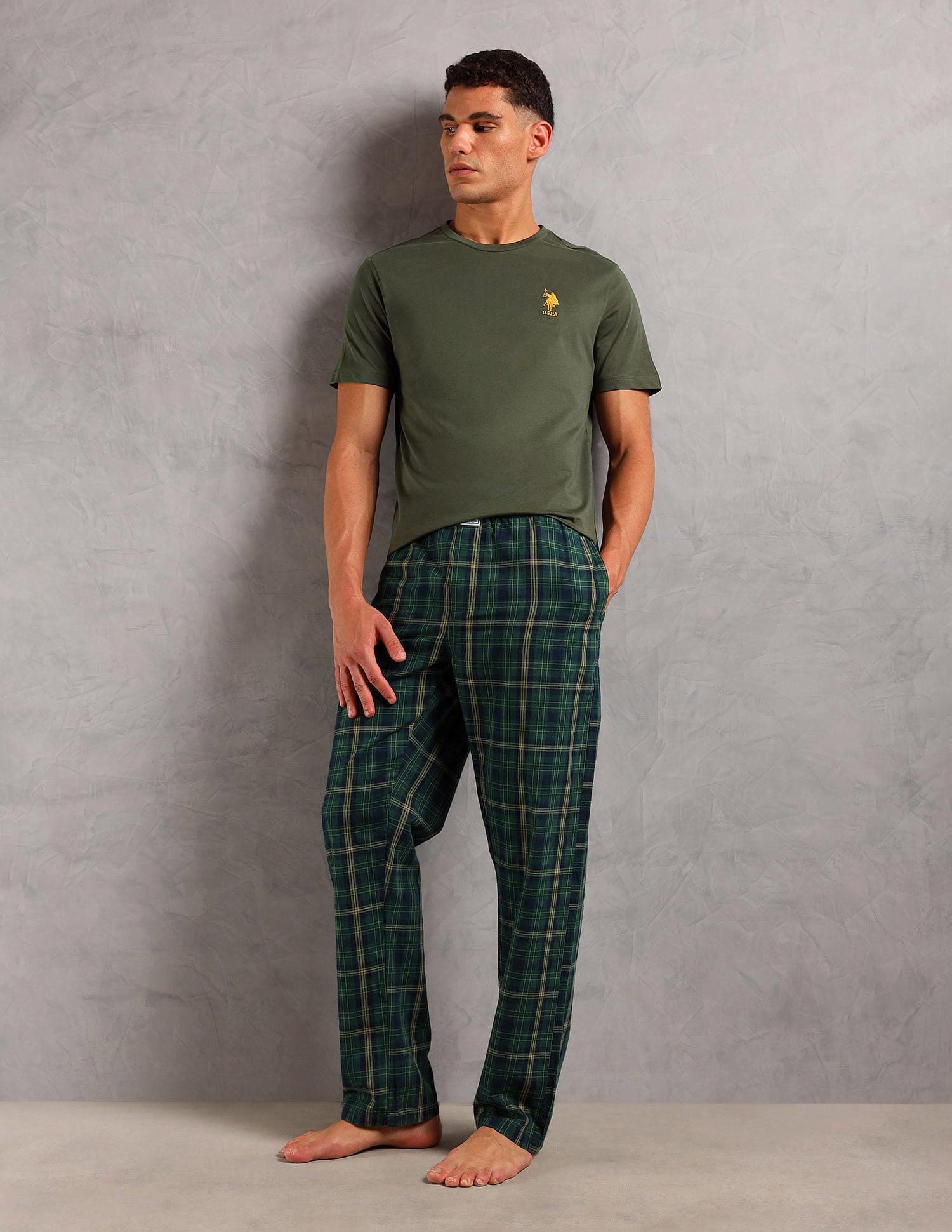 Solid Cotton Sleep Sets Assorted - U.S. Polo Assn. India | Large