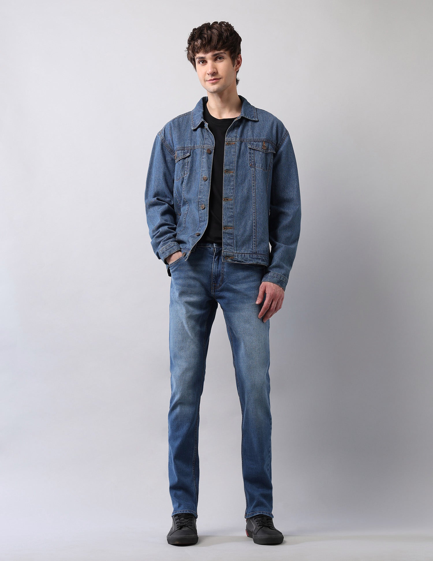 Brandon Slim Tapered Fit Blue Jeans Blue - U.S. POLO ASSN. | Large