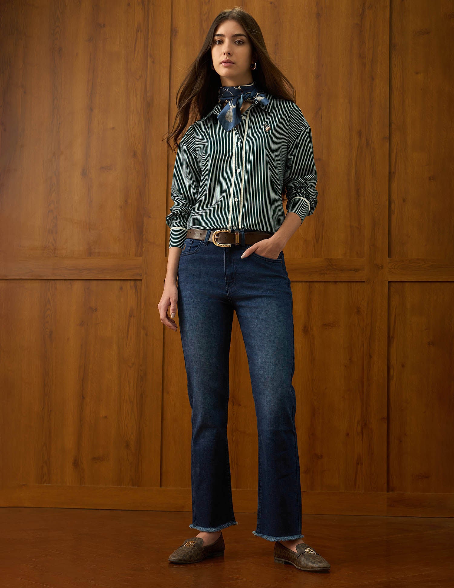 High Rise Straight Fit Dark Blue - U.S. POLO ASSN. | Large