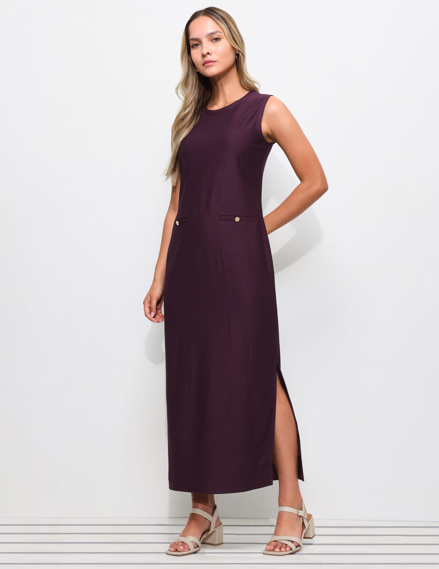 Textured Polo Dress Purple - U.S. Polo Assn. India | Large