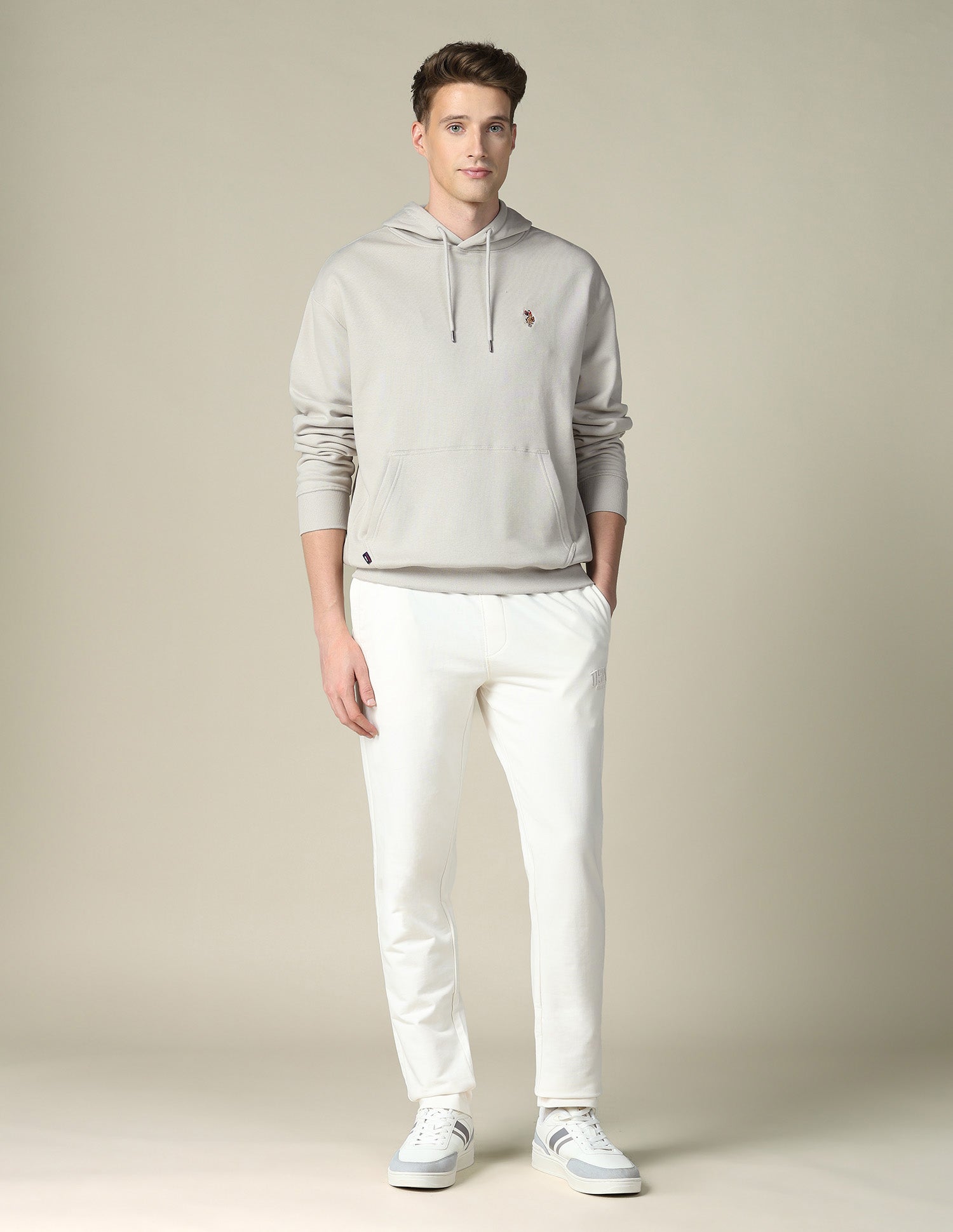 Solid Relaxed Fit Sweatshirt Medium Grey - U.S. POLO ASSN. | Large