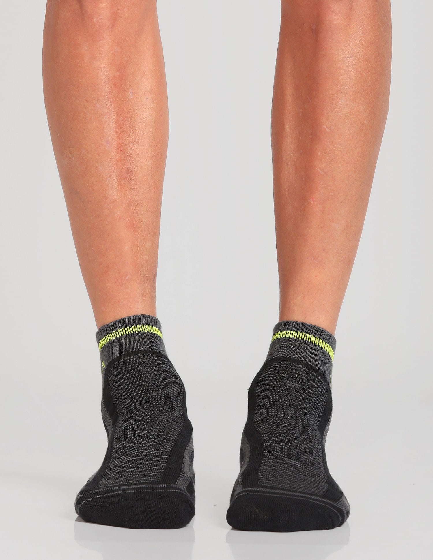 Ankle Length Striped ES006 Socks - Pack Of 3 Blue, Navy and Black - U.S. POLO ASSN. | Large