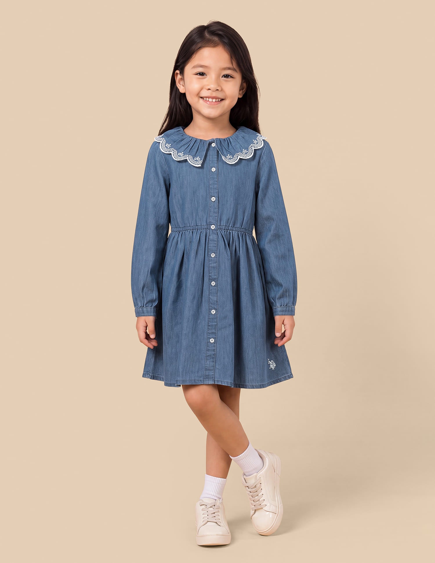 Relaxed Fit Shirt Dress Blue - U.S. Polo Assn. India | Large
