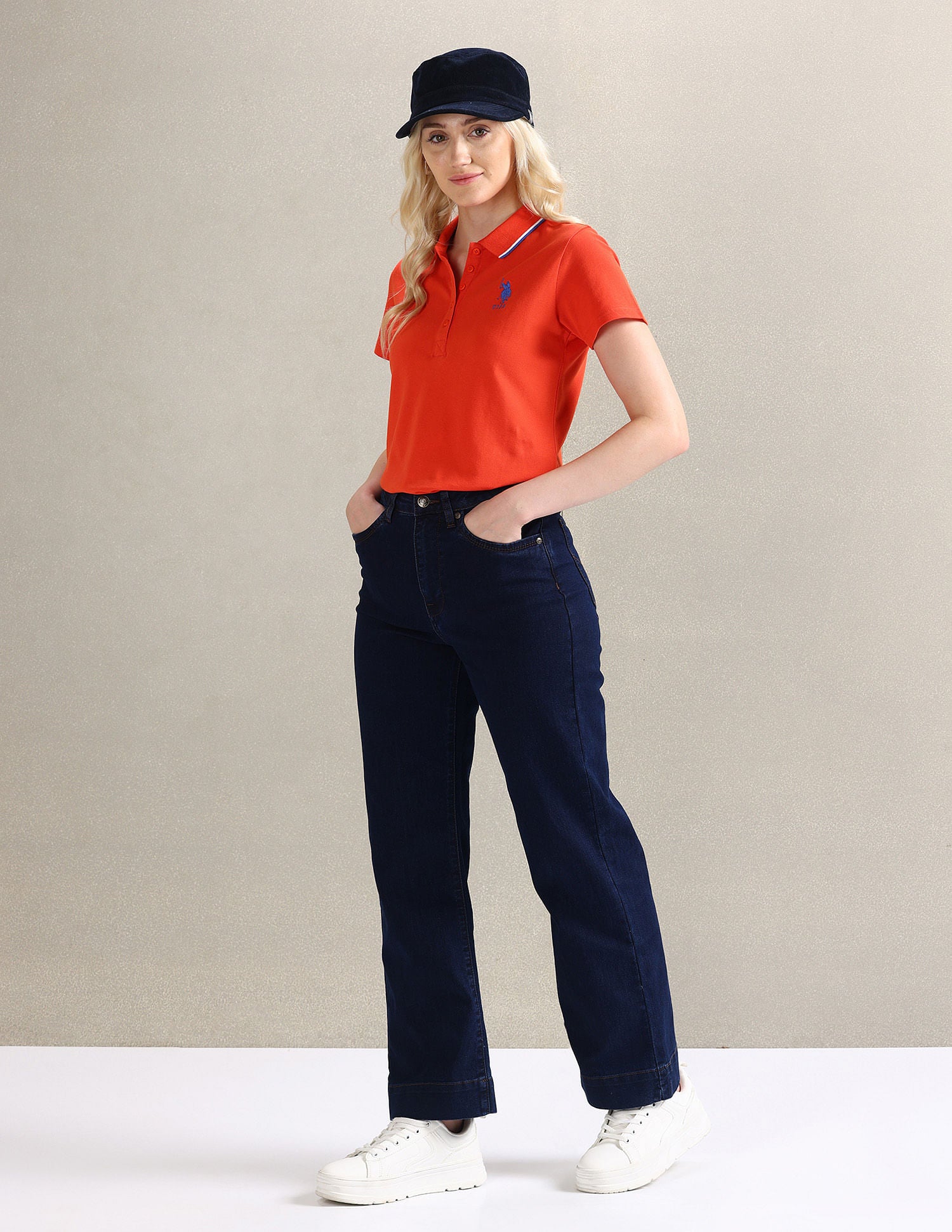 Straight Fit Blue Jeans Blue - U.S. POLO ASSN. | Large