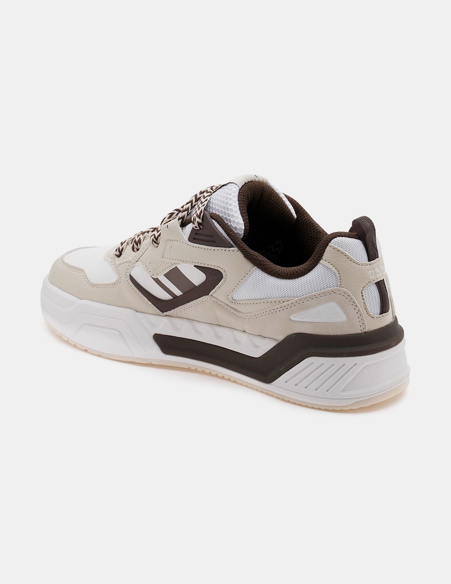 Men Damen Colour Blocked Sneakers Beige - U.S. POLO ASSN. | Large