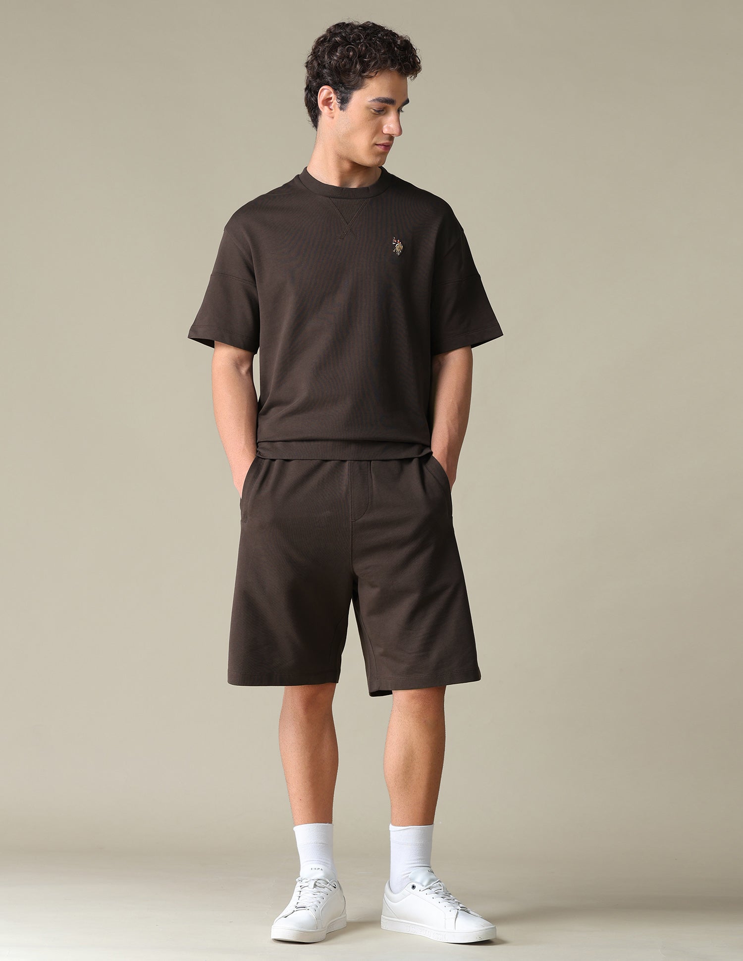 Regular Fit Knitted Shorts Purple - U.S. Polo Assn. India | Large