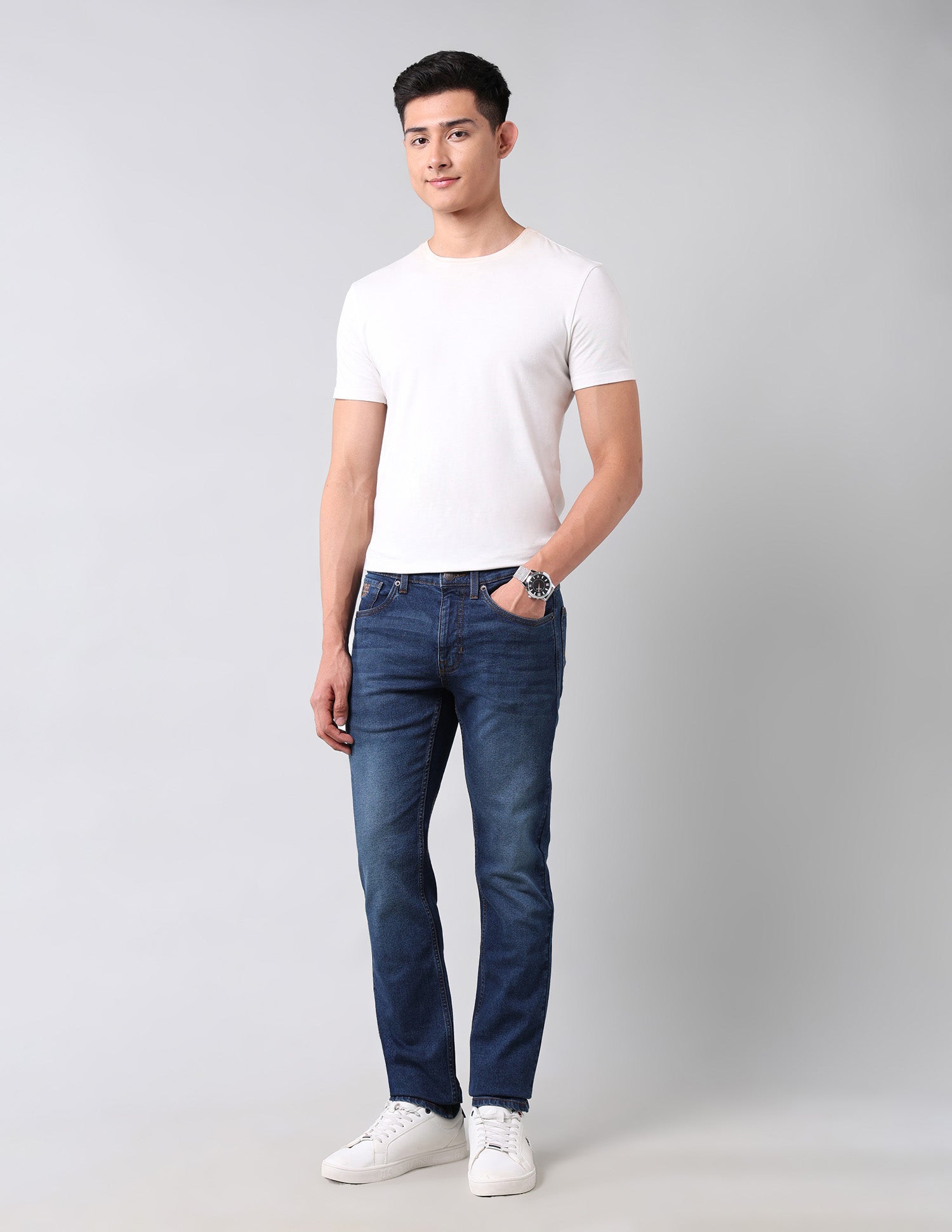 Regallo Skinny Fit Blue Jeans Blue - U.S. Polo Assn. India | Large