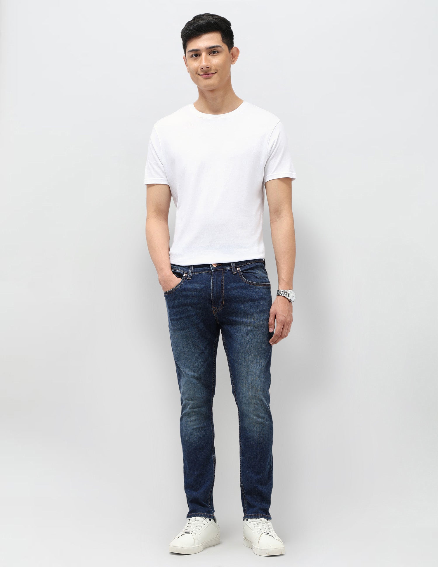 Henry Tapered Fit Blue Jeans Blue - U.S. Polo Assn. India | Large
