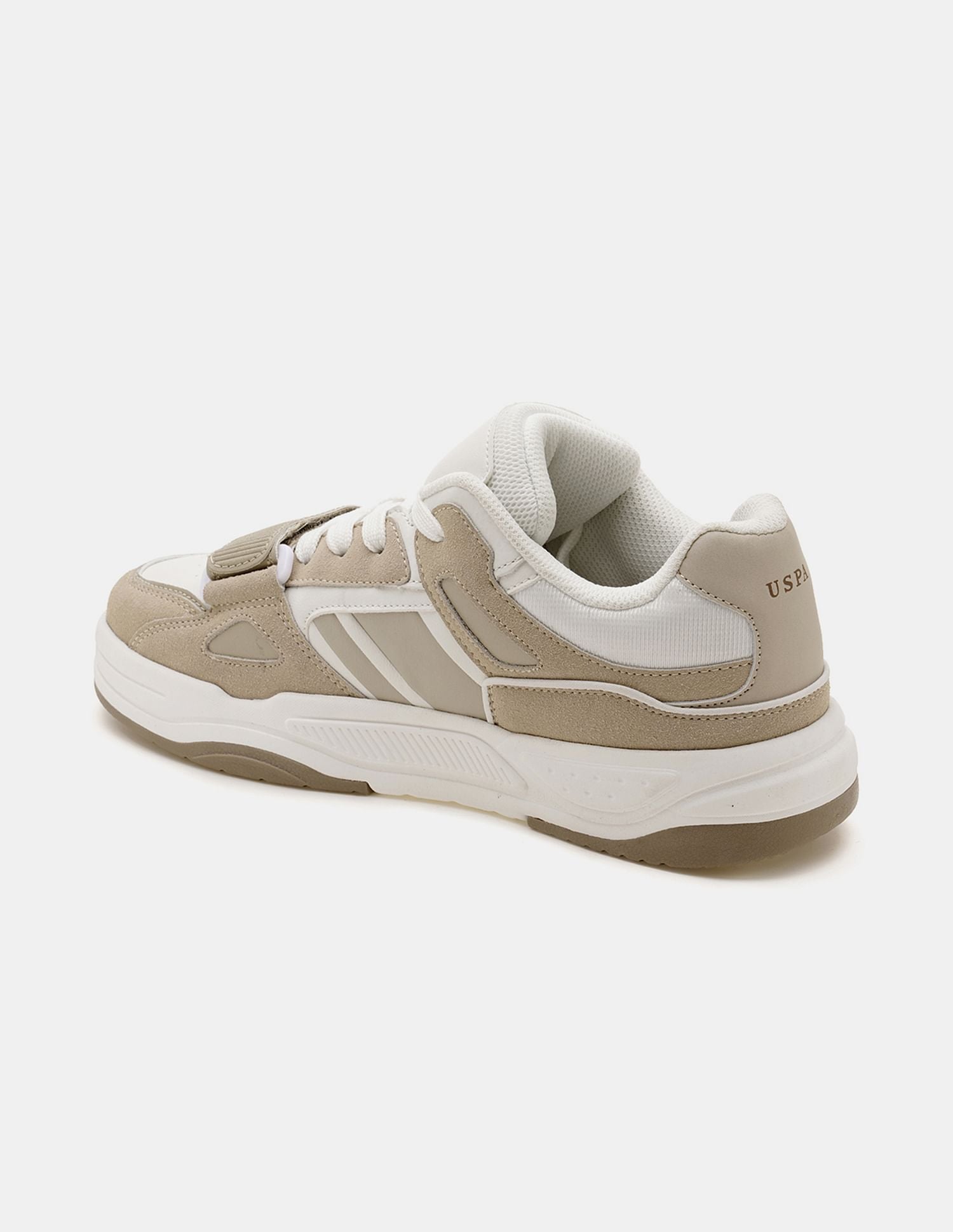 Men Low Top Steven Sneakers Beige - U.S. POLO ASSN. | Large