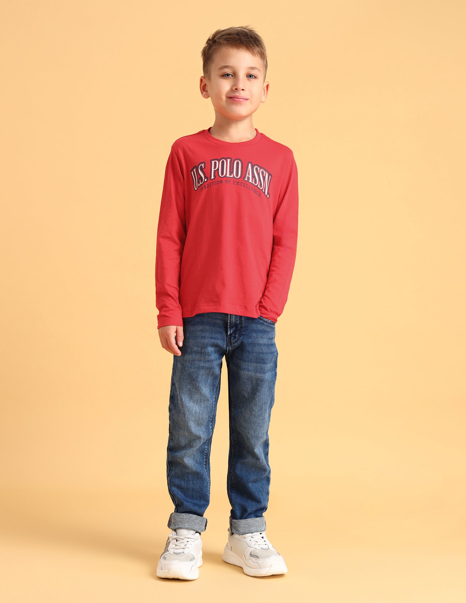 Boys Brand Printed T-Shirt Maroon - U.S. POLO ASSN. | Large