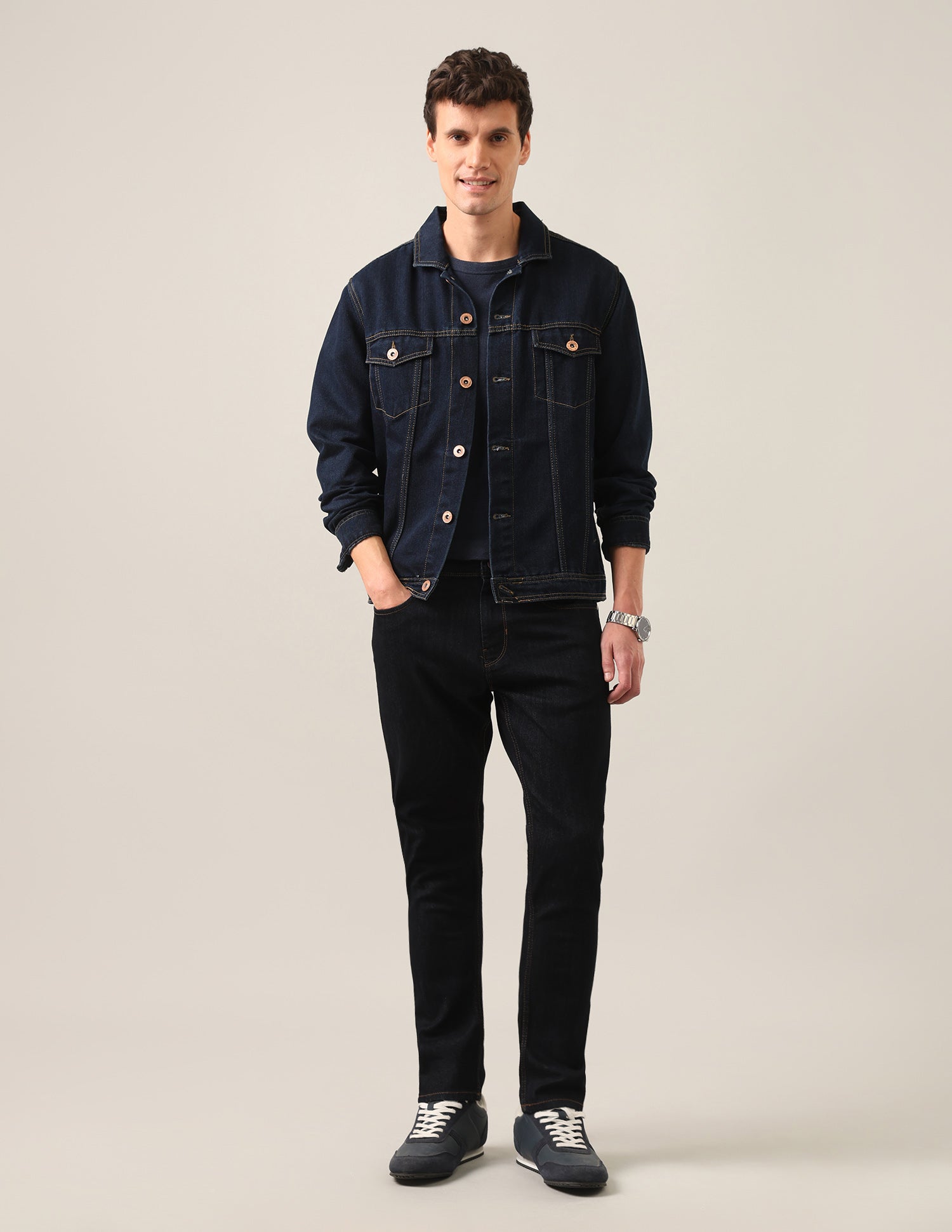 Henry Tapered Fit Blue Jeans Rinse Blue - U.S. Polo Assn. India | Large