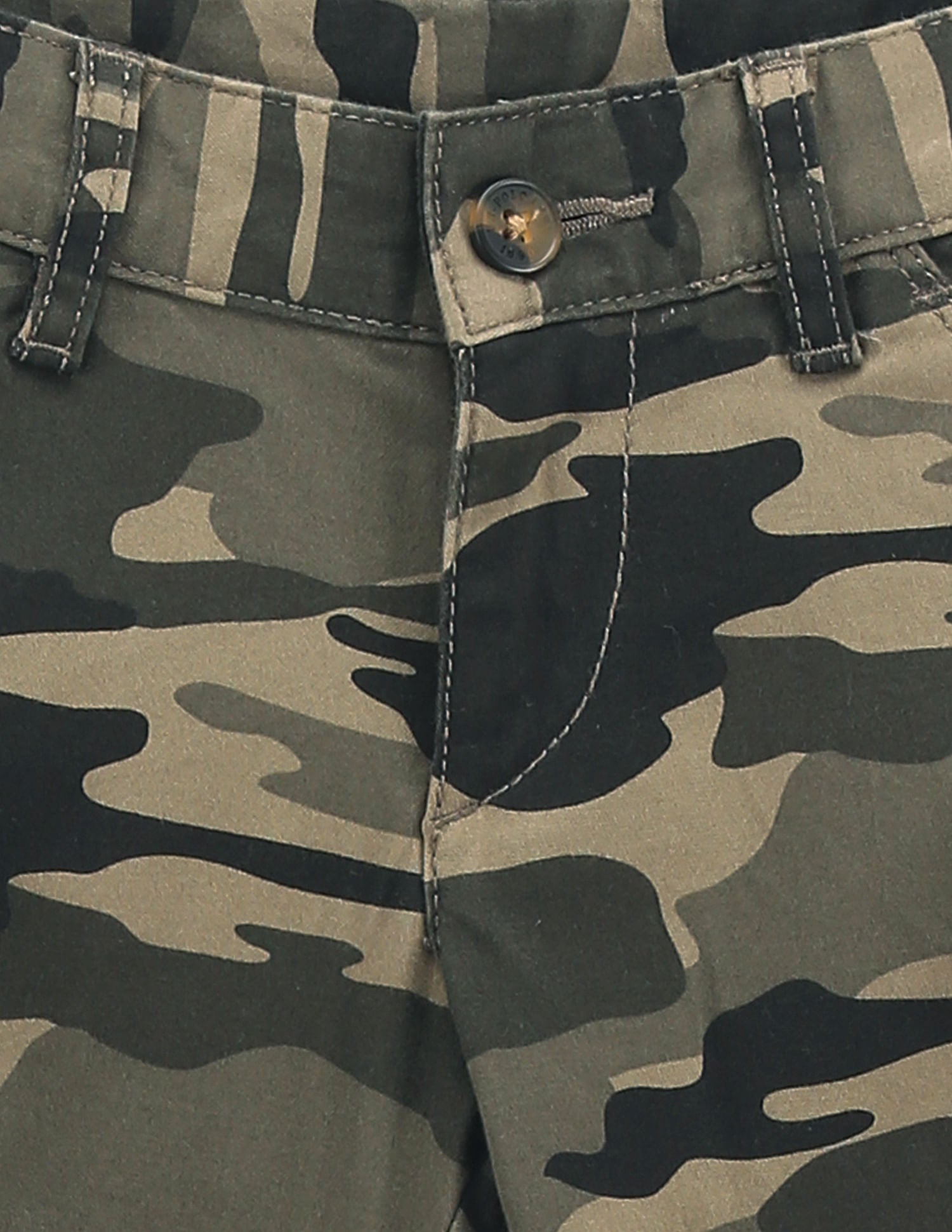 Boys Camouflage Print Shorts Olive - U.S. Polo Assn. India | Large