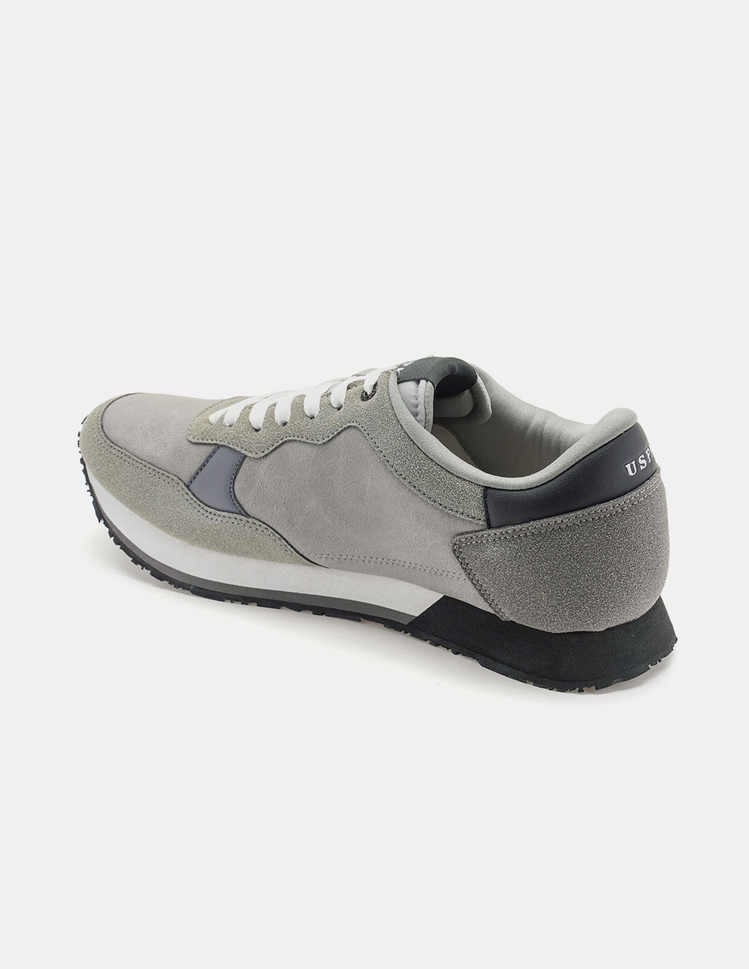 Men Caspian 2.0 Colour Blocked Sneakers Grey - U.S. POLO ASSN. | Large