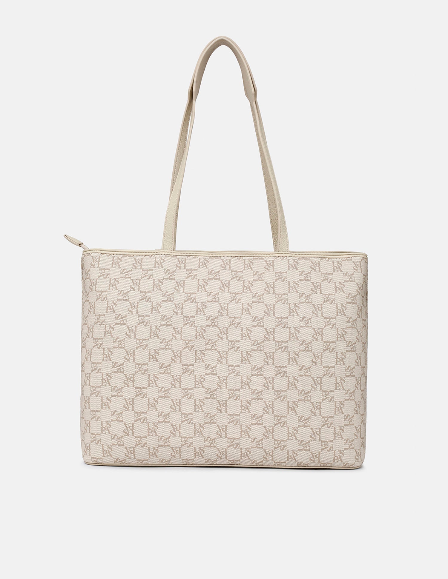 Coco Monogram Tote Bag Light Brown - U.S. Polo Assn. India | Large