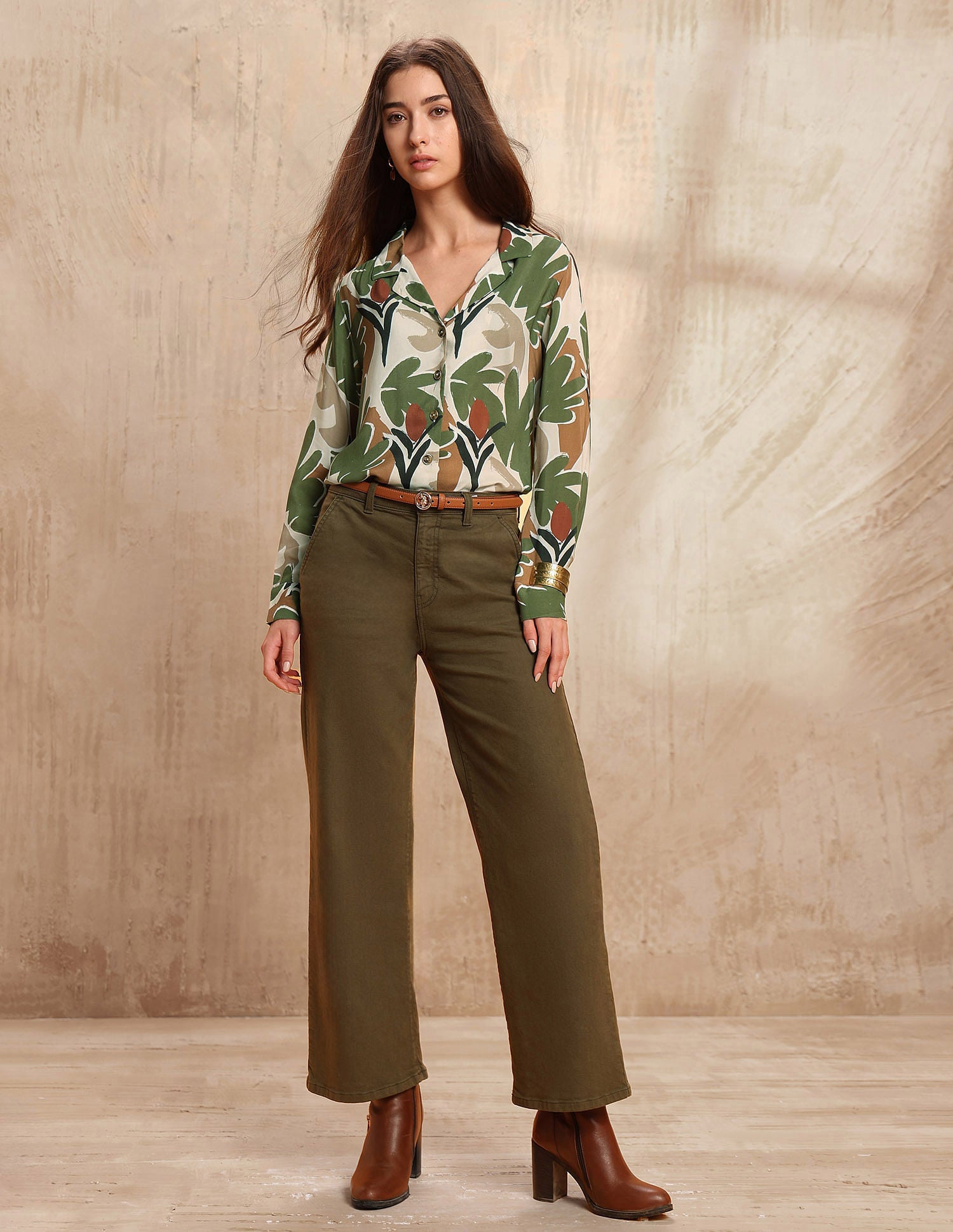 Regular Fit Abstract Printed Shirt Multi-colour - U.S. POLO ASSN. | Large