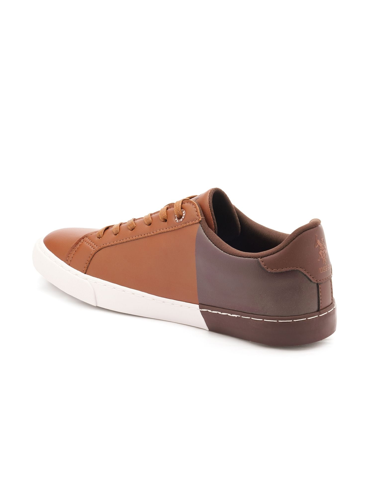 Men Colour Block Logo Tresten Sneakers Tan - U.S. POLO ASSN. | Large
