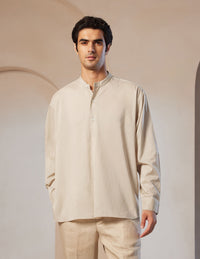 Pacho X Tailored Fit Mandarin Collar Shirt