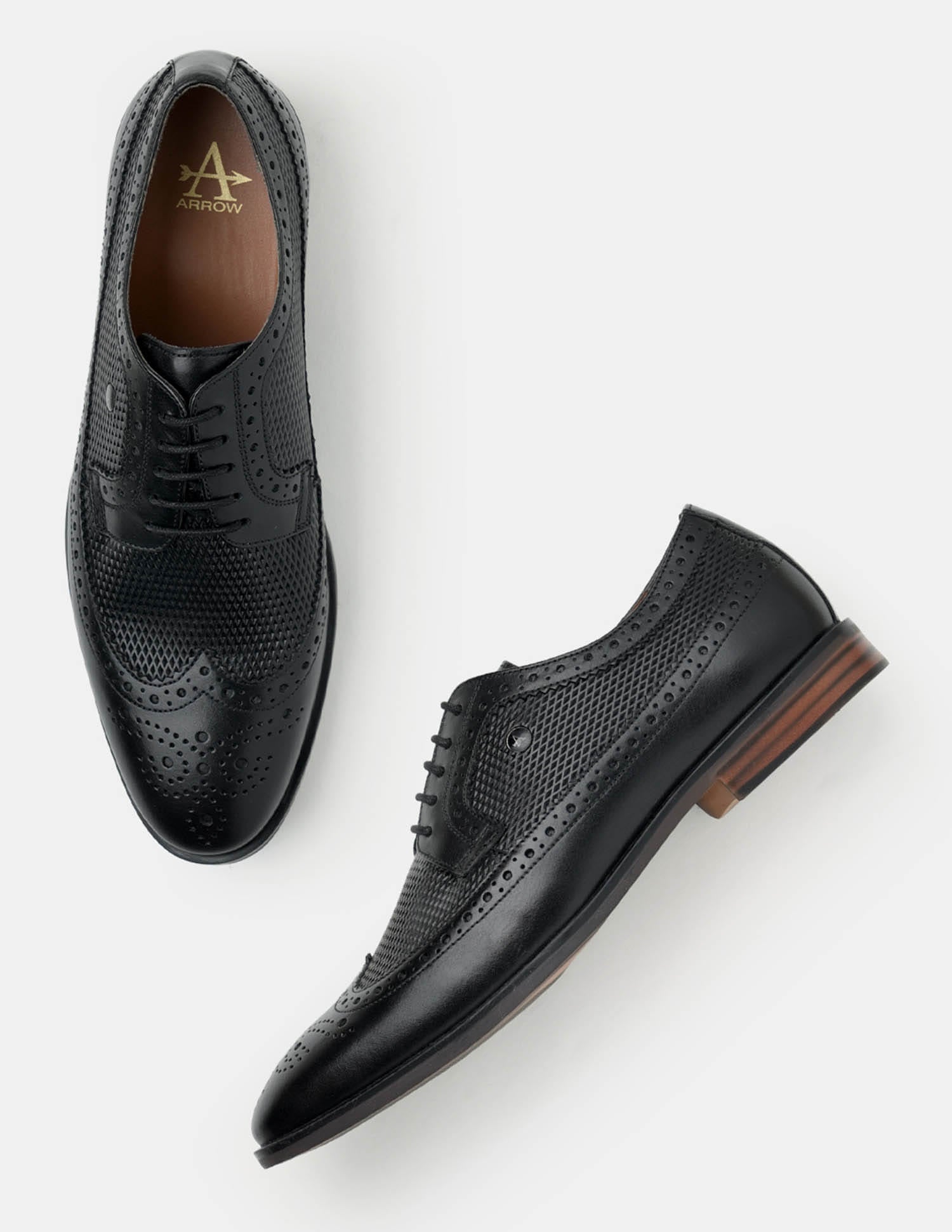 Denise 4.0 Leather Brogues Black - U.S. Polo Assn. India | Large
