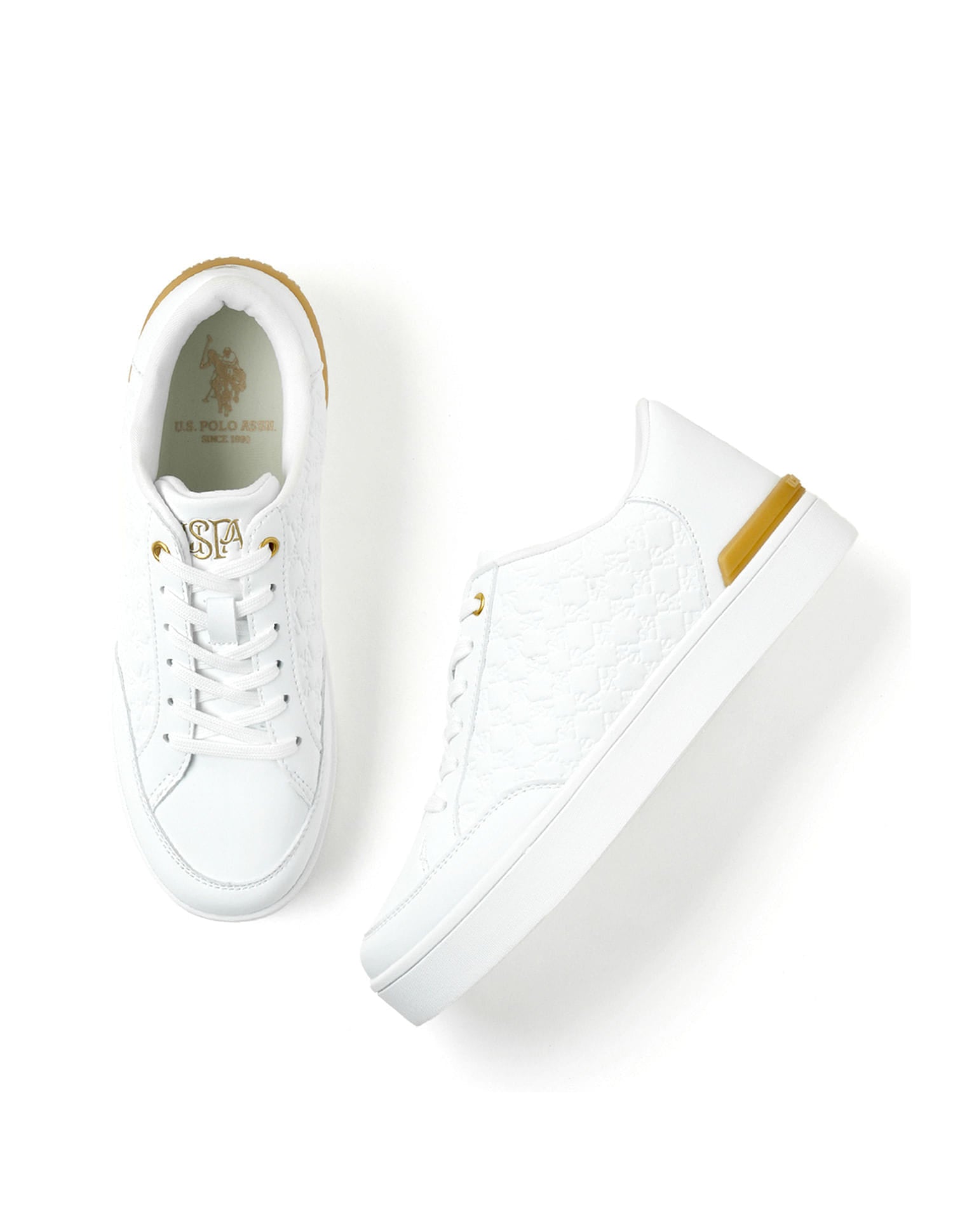 Lace Ups Mila 2.0 Sneakers White - U.S. Polo Assn. India | Large
