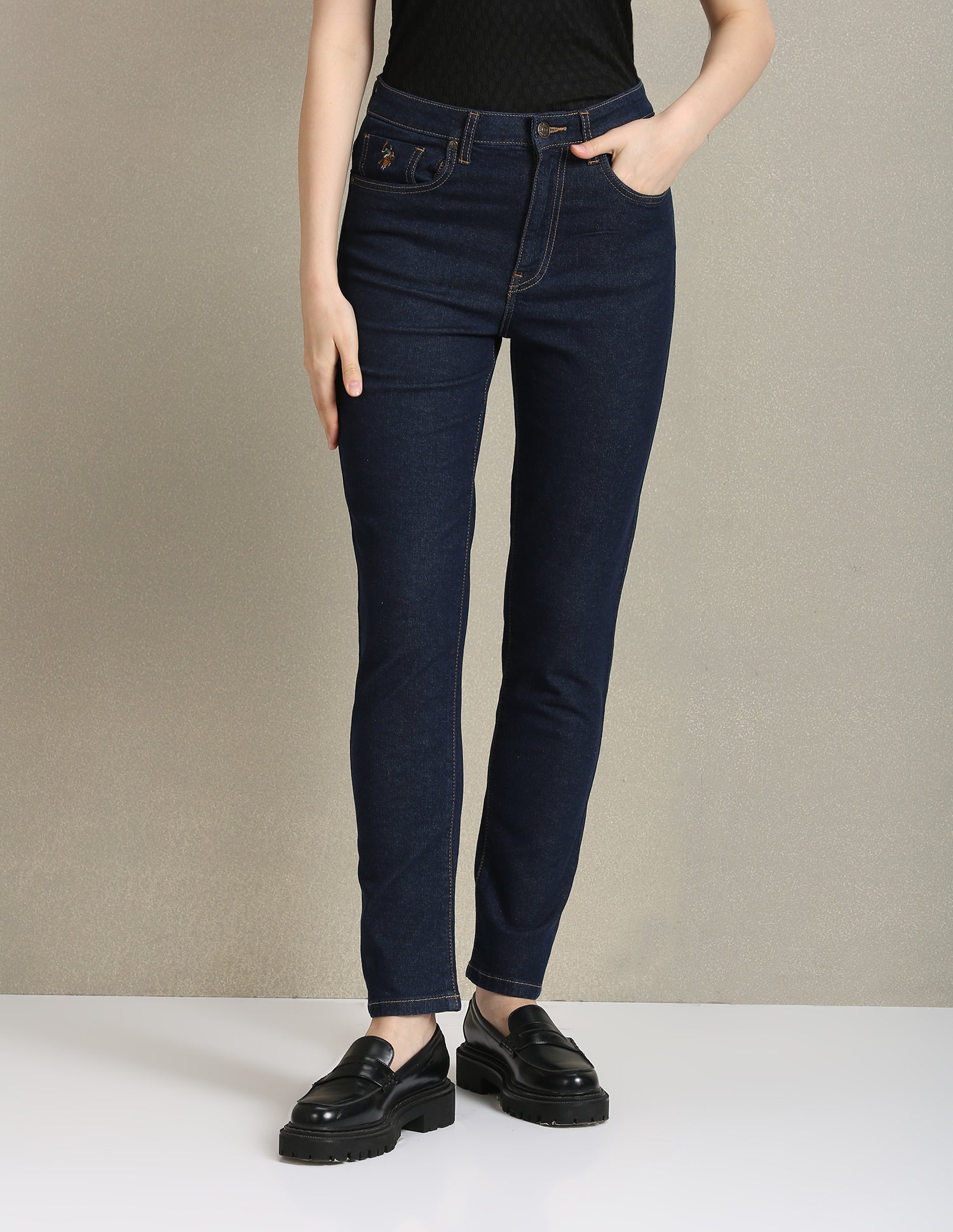 Slim Fit Blue Jeans Blue - U.S. POLO ASSN. | Large