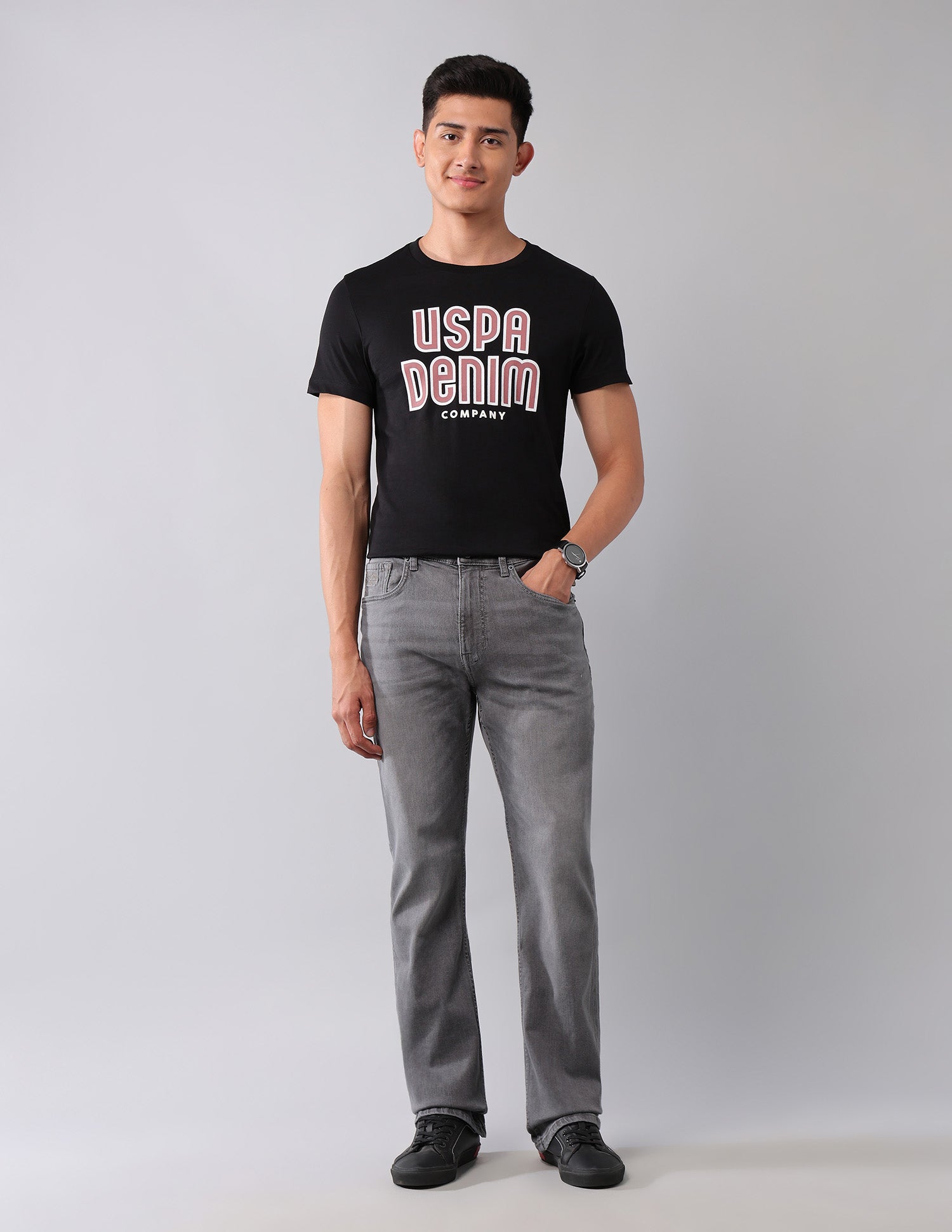 Conno Bootcut Grey Jeans Grey - U.S. POLO ASSN. | Large