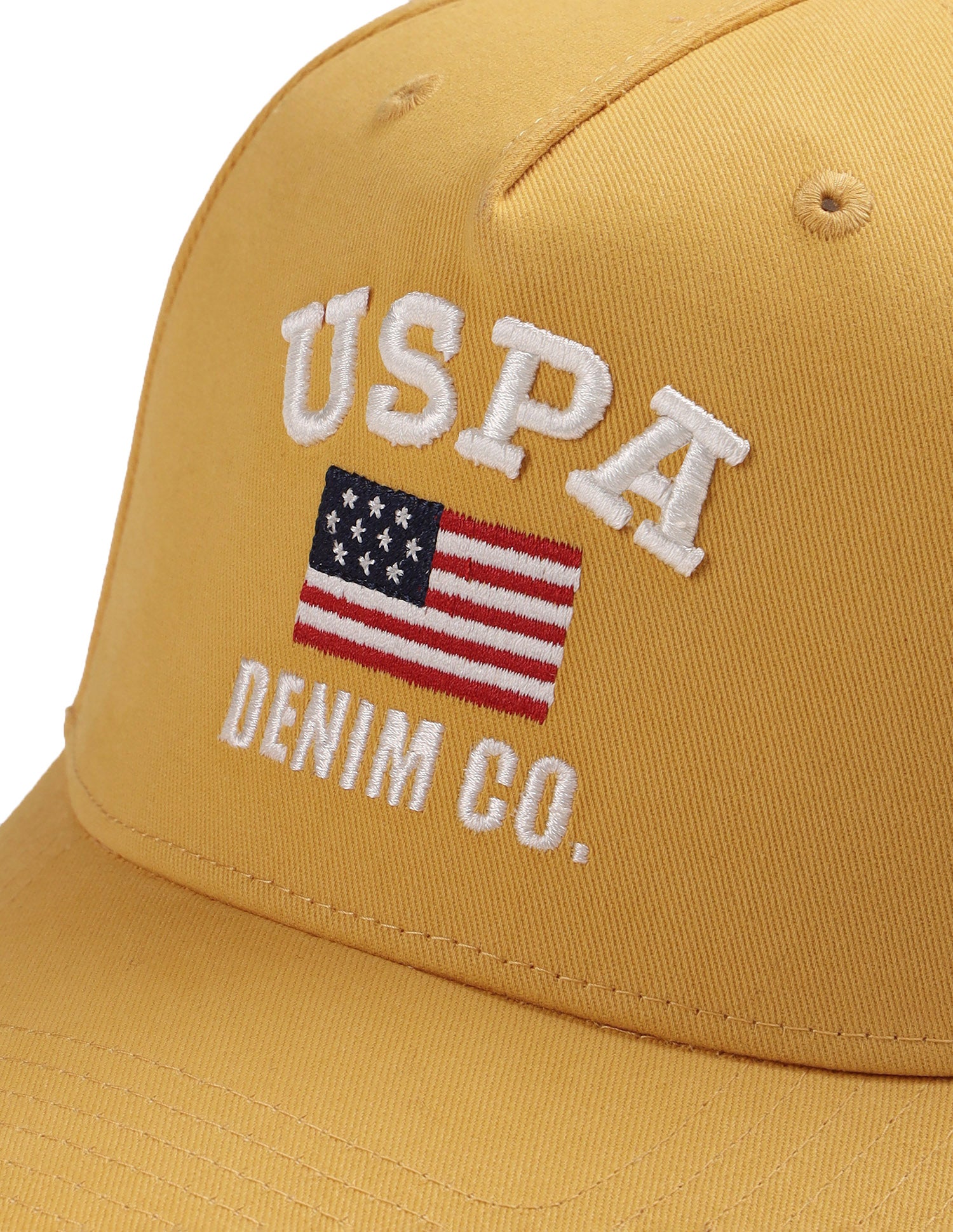 Brand Embroidered Cap Ochre - U.S. Polo Assn. India | Large