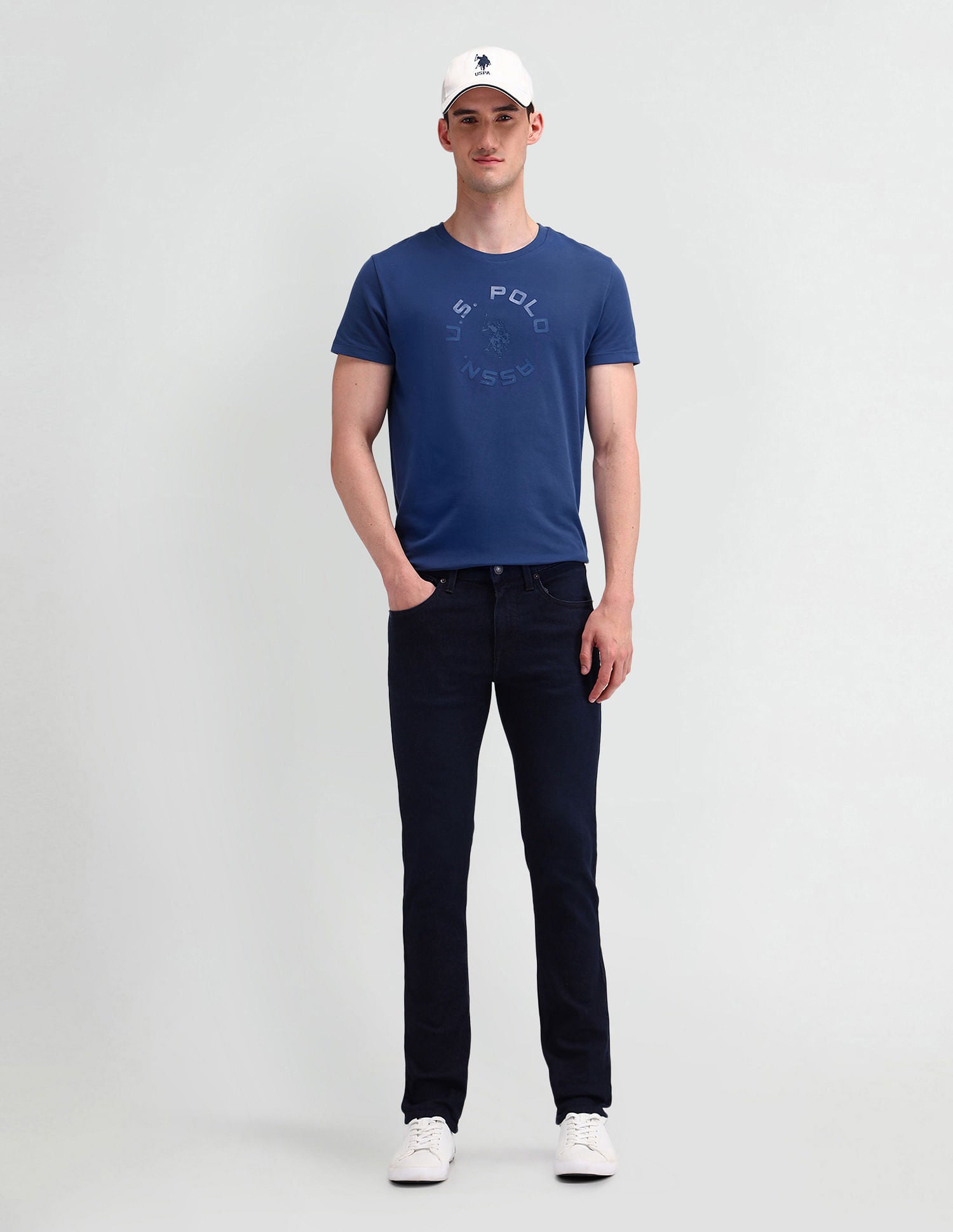 Regallo Skinny Blue Jeans Blue - U.S. Polo Assn. India | Large