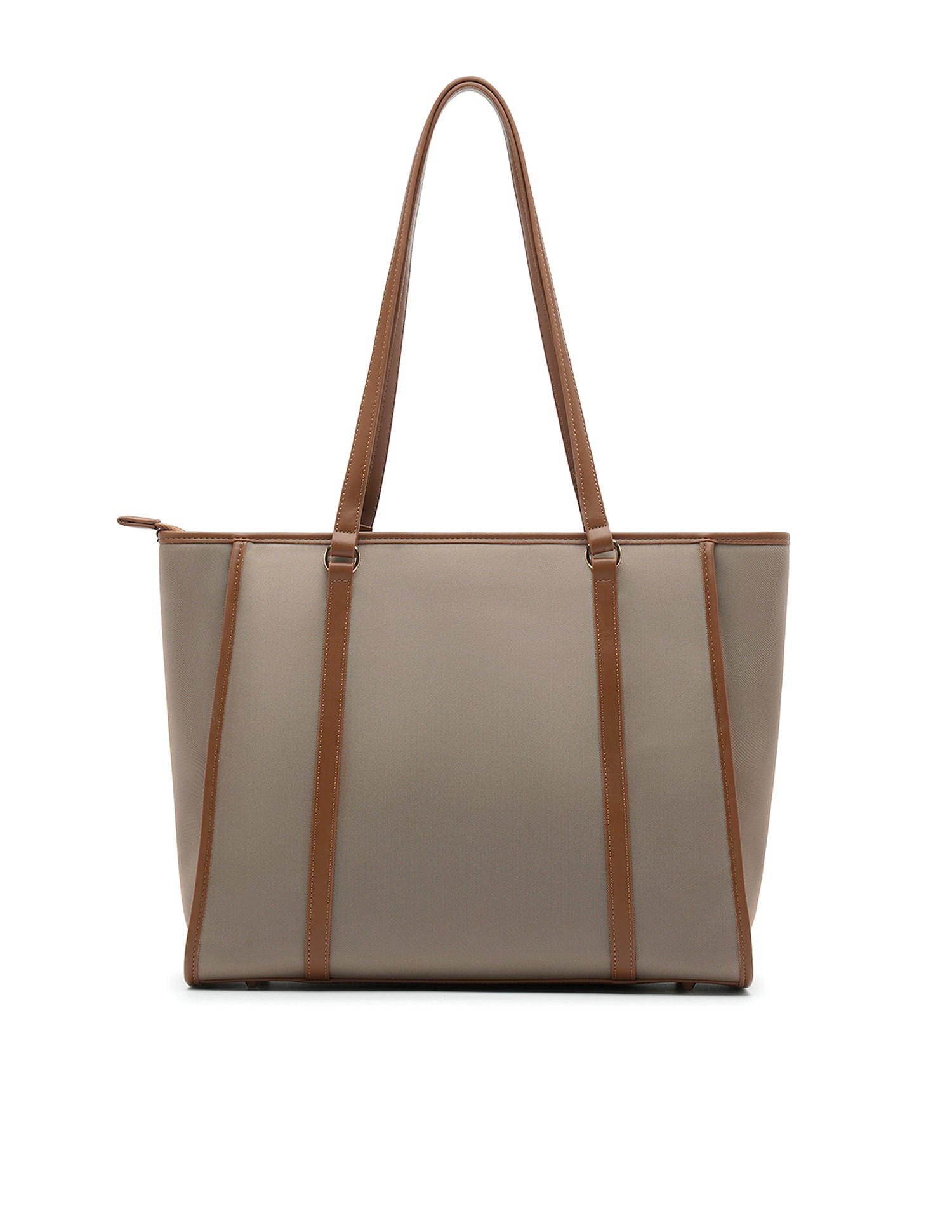 Millie Monogram Tote Bag Light Brown - U.S. POLO ASSN. | Large