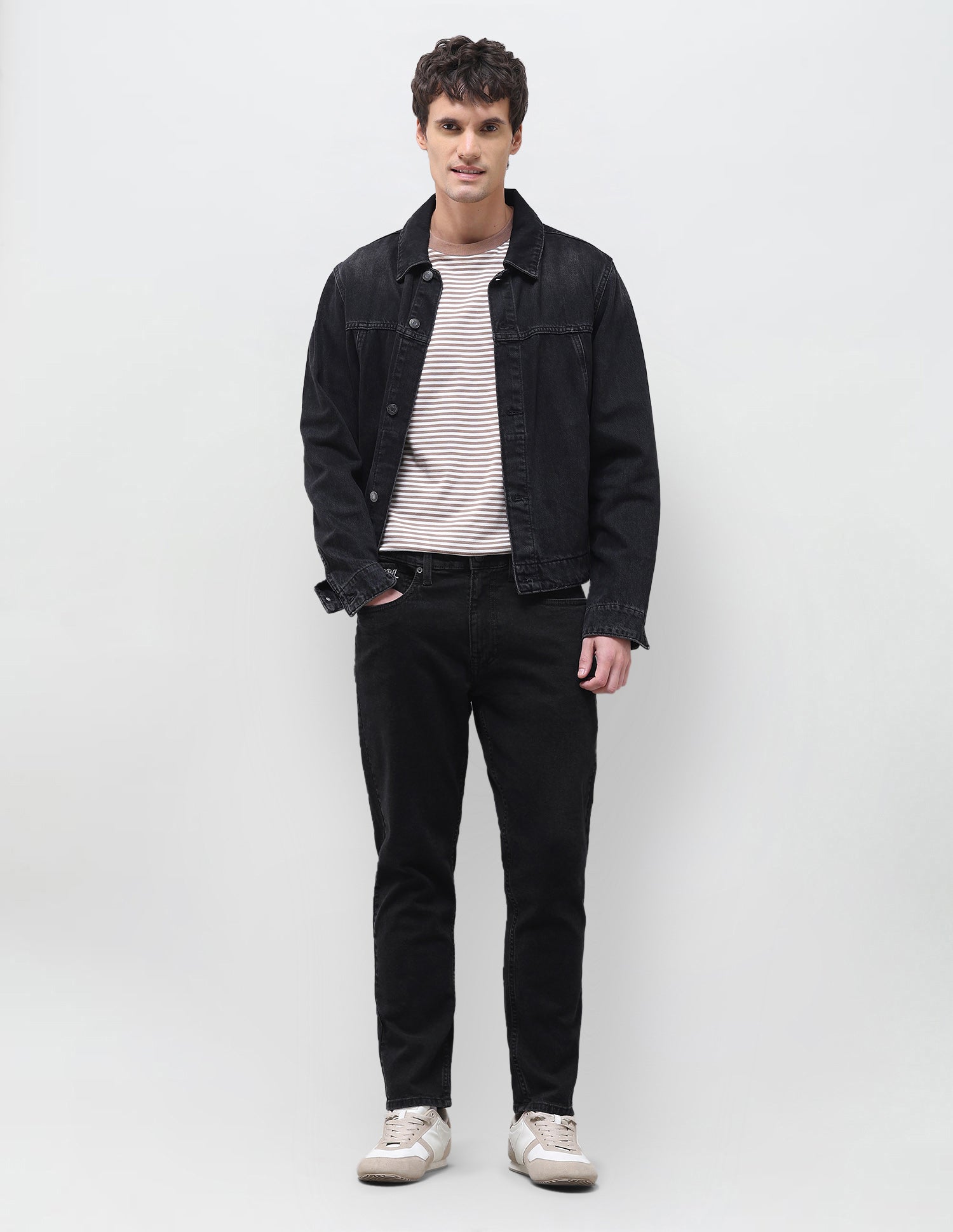 Cole Comfort Cropped Fit Black Jeans Black - U.S. Polo Assn. India | Large