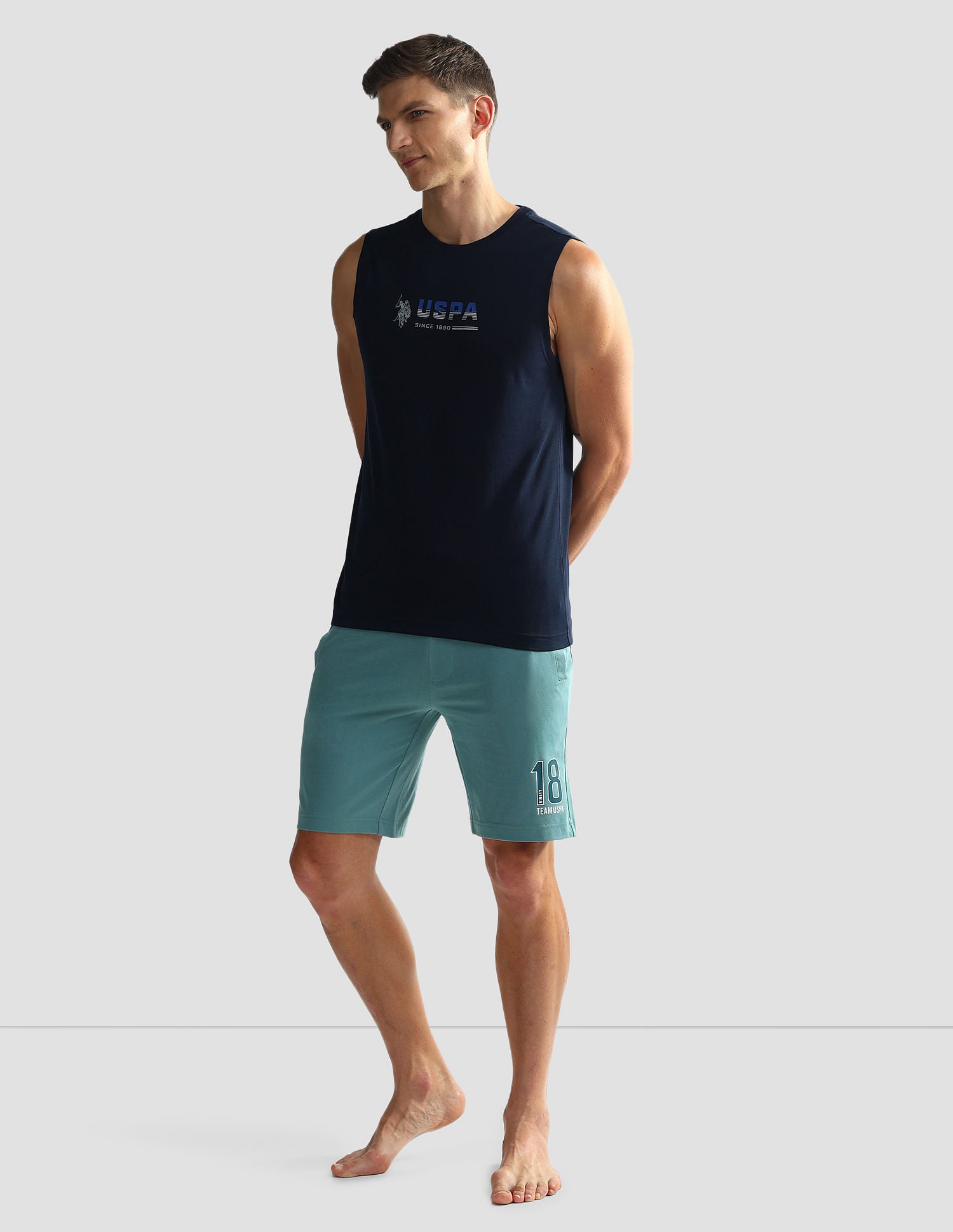 Solid Cotton OEV06 Vest - Pack Of 1 Navy - U.S. POLO ASSN. | Large