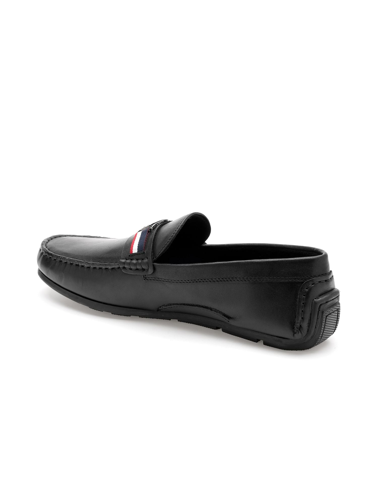 Men Astian Solid Loafers Black - U.S. Polo Assn. India | Large