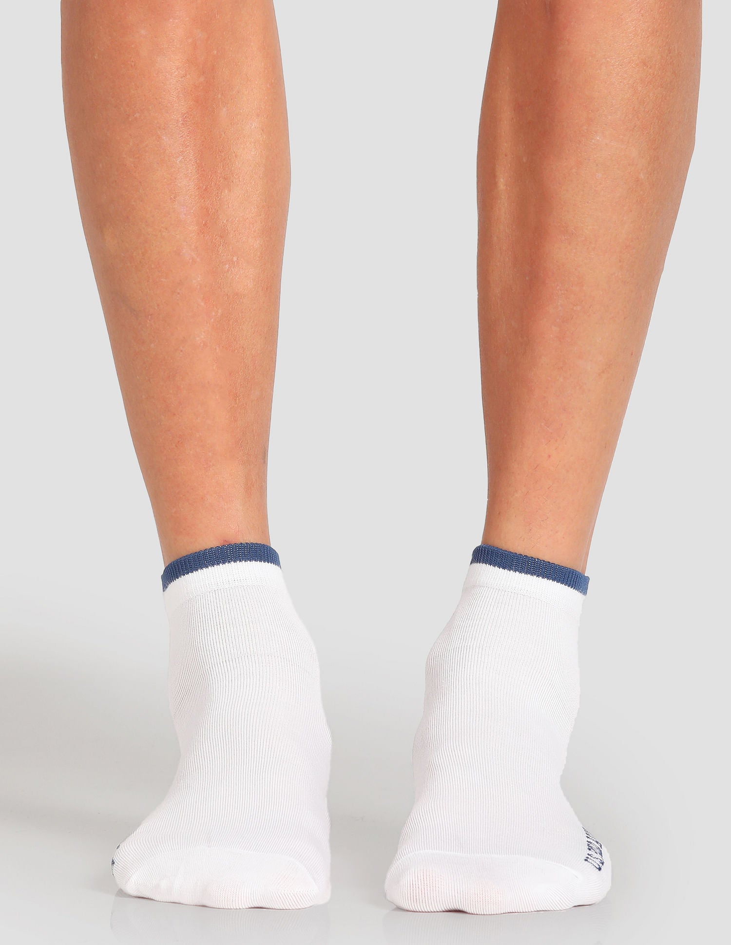 Ankle Length Stretch ES003 Socks - Pack Of 3 White - U.S. POLO ASSN. | Large