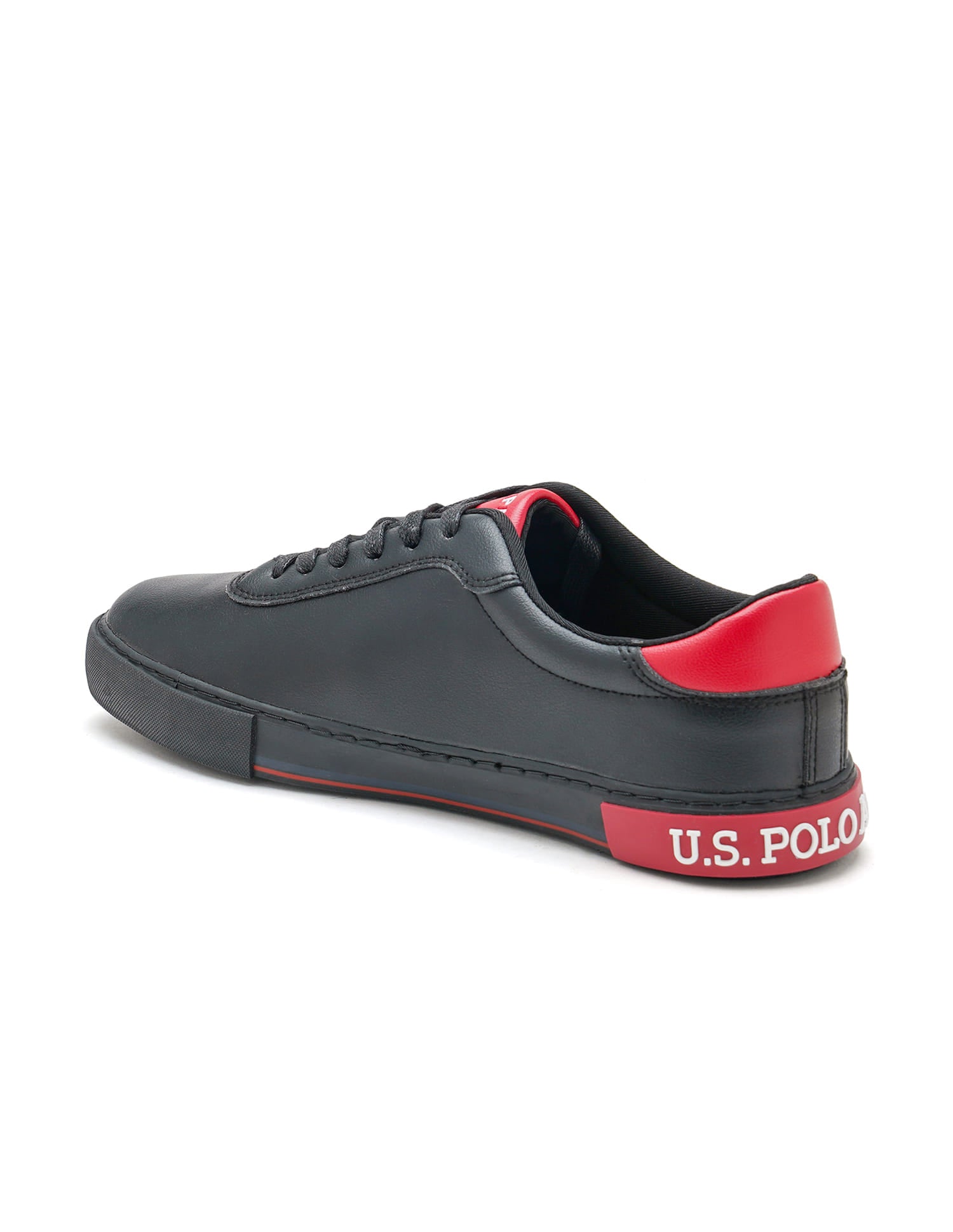 Men Solid Moore 6.0 Sneakers Black - U.S. Polo Assn. India | Large