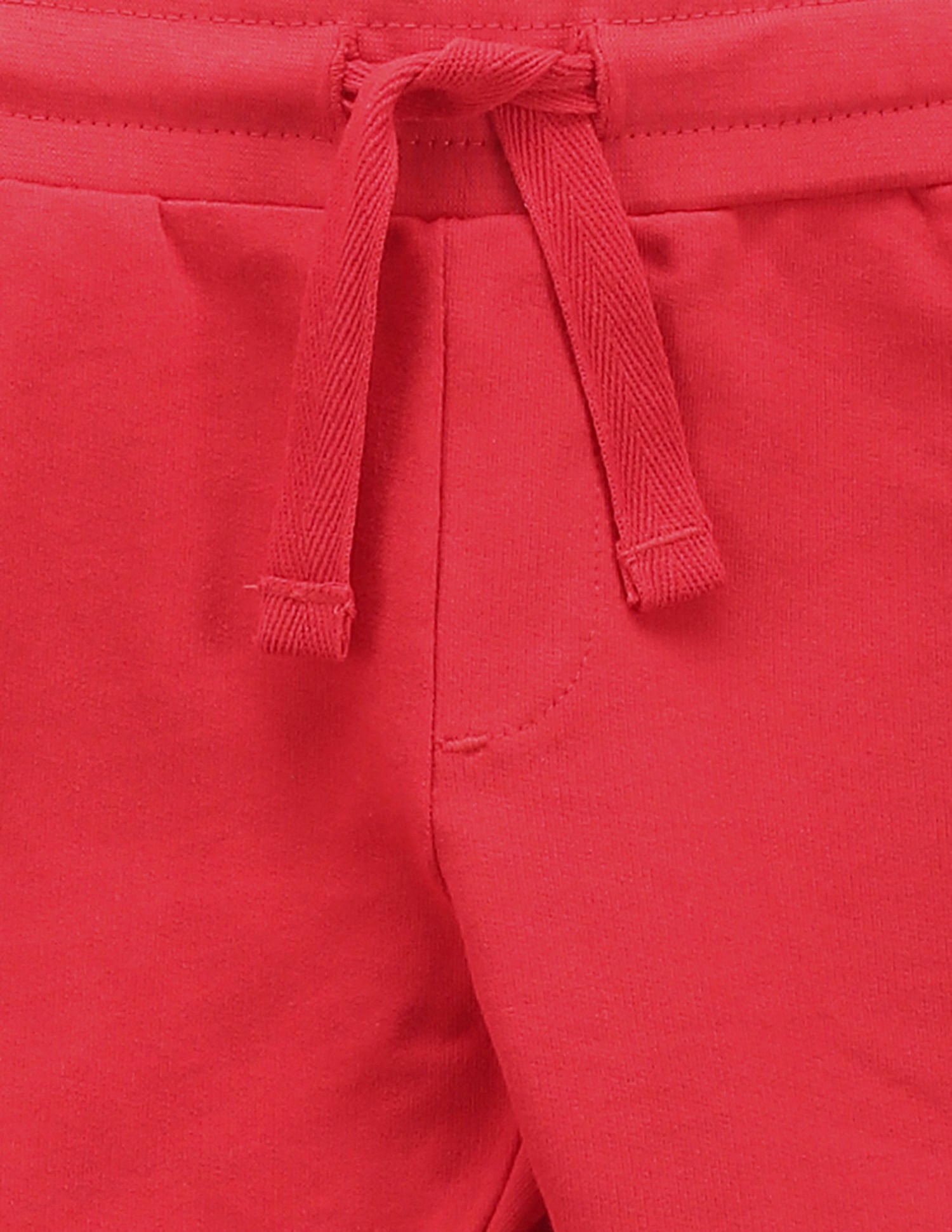 Boys Mid Rise Brand Print Shorts Red - U.S. POLO ASSN. | Large